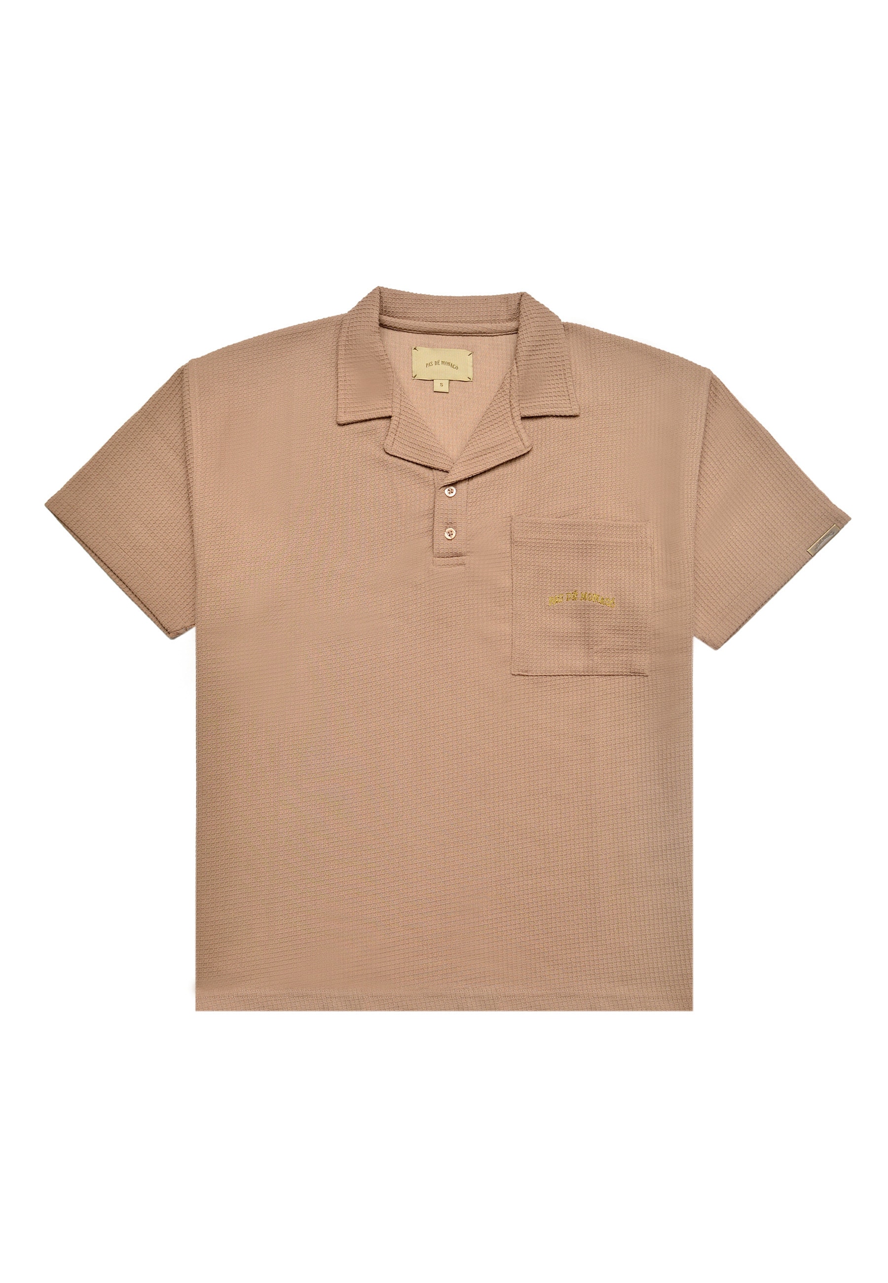 Pas De Monaco Poloshirt "Pas De Monaco WAFFLE POLO" 1