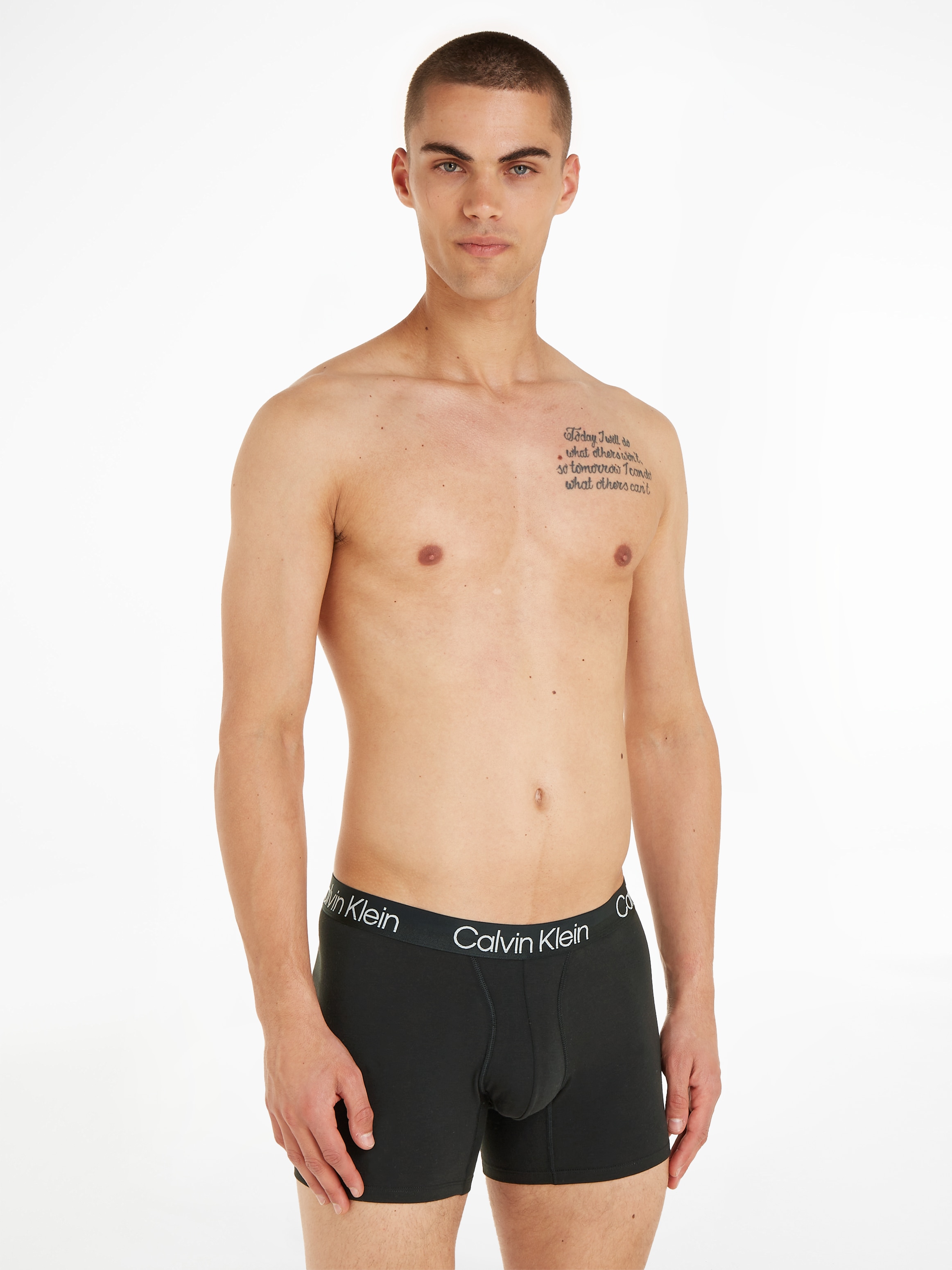 Calvin Klein Underwear Boxer, (Packung, 3 St.), mit längerem Bein