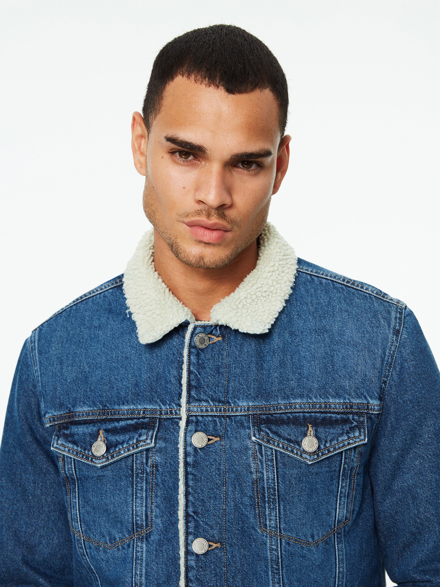 Mavi Cordjacke »AARON«, Basic Jeansjacke
