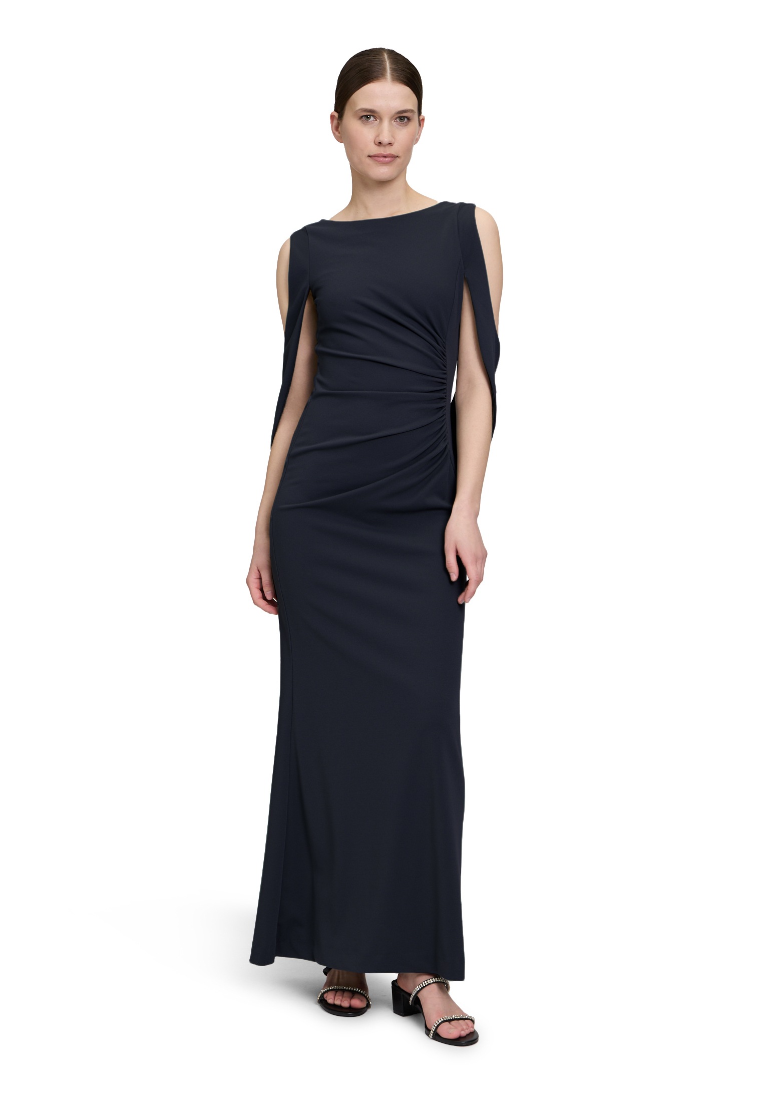 Vera Mont Abendkleid "Damen Abendkleid mit Spitze" Ohne Tasche Nahtführung günstig online kaufen
