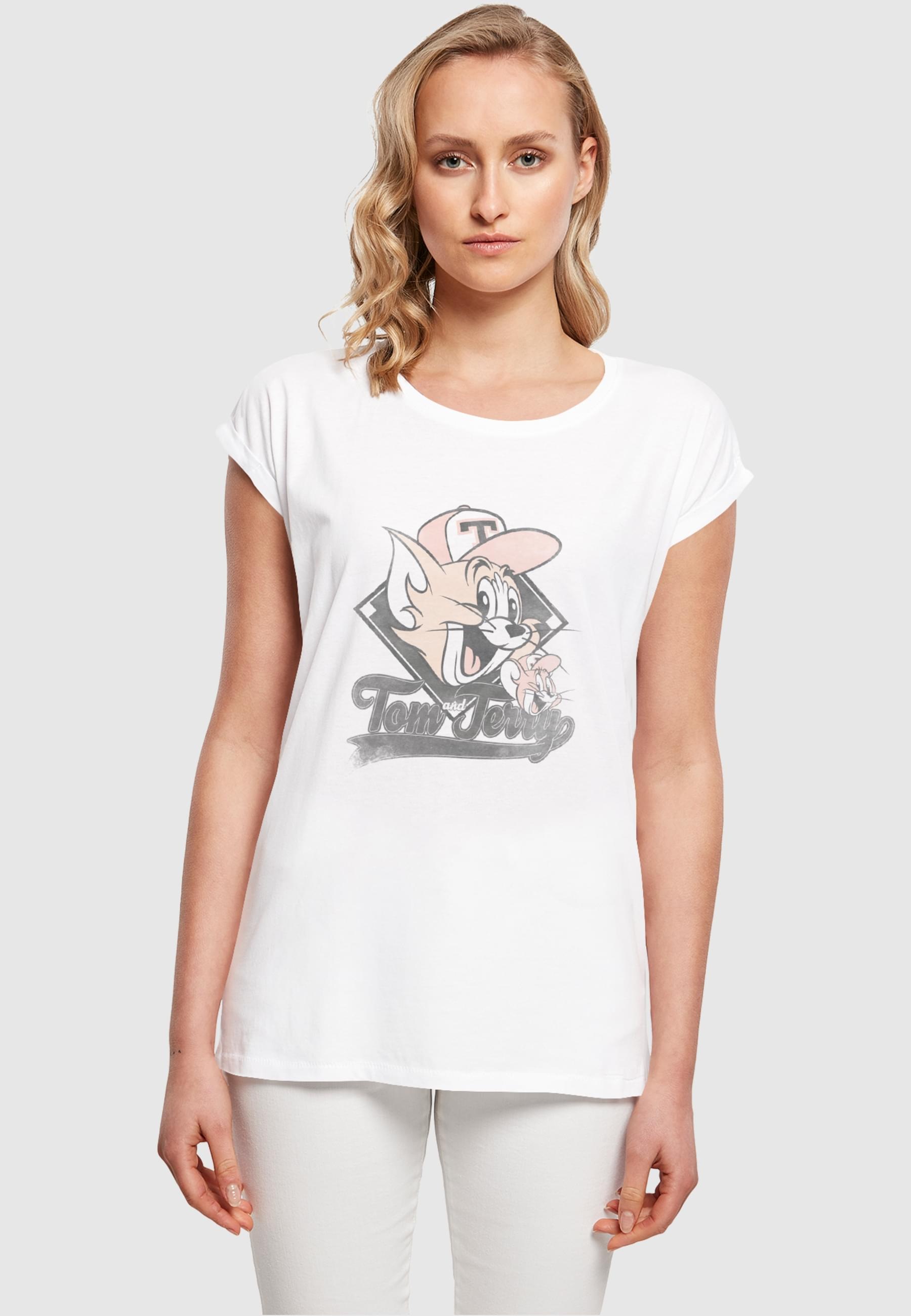 ABSOLUTE CULT T-Shirt "ABSOLUTE CULT Damen Ladies Tom and Jerry - Baseball günstig online kaufen