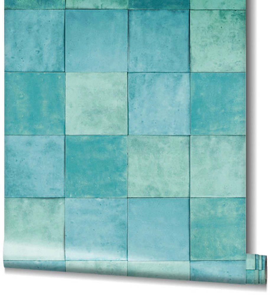 Marburg Fototapete »Tile«, matt, moderne Tapete für Wohnzimmer Schlafzimmer Küche