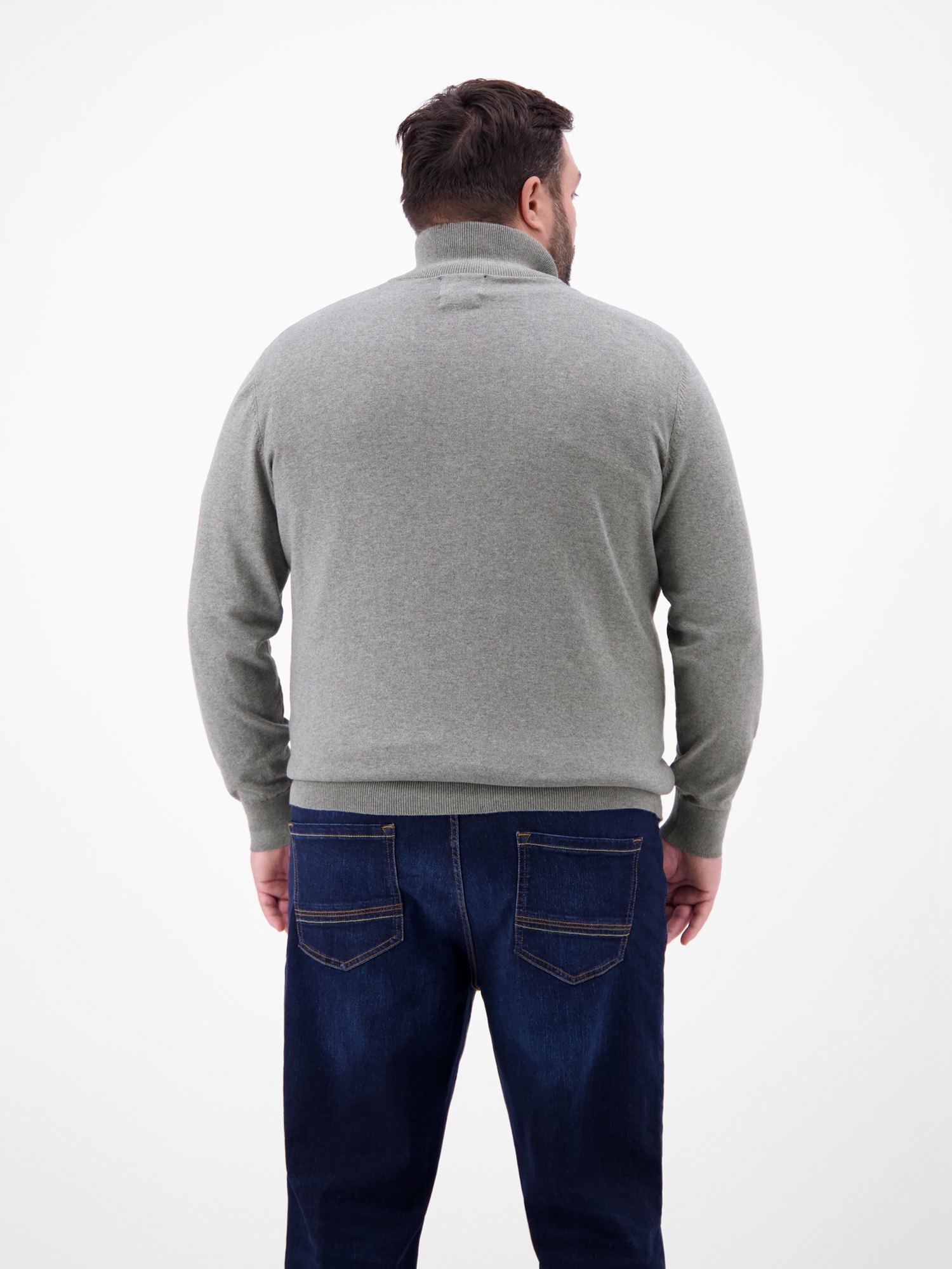 LERROS Strickpullover "Flachstrick-Troyer in Großen Größen" günstig online kaufen