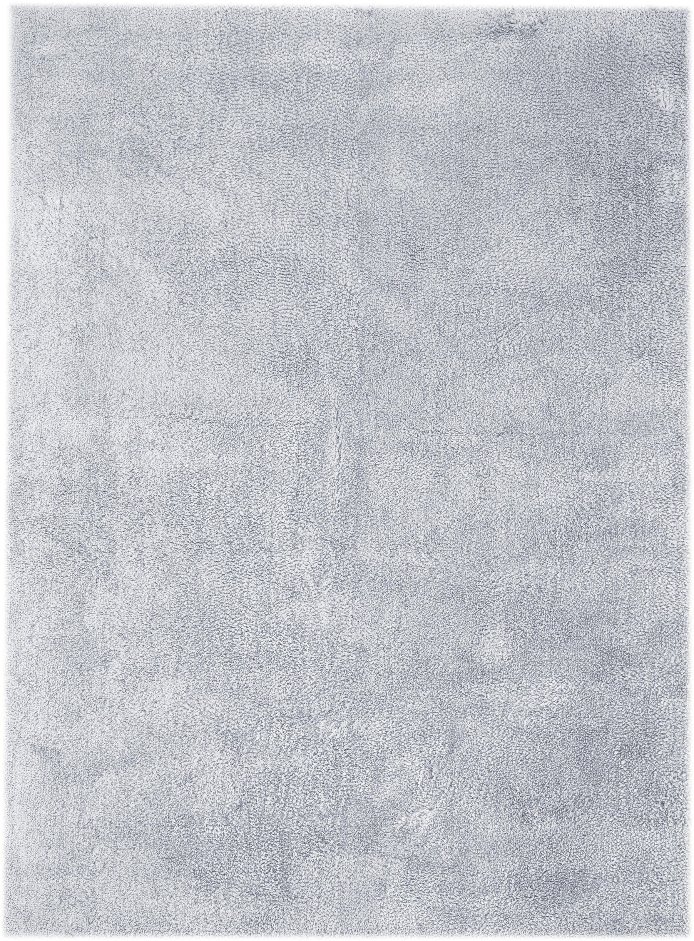 Hochflor-Teppich MY HOME "Carla" Gr. 3, blau (hellblau), B:120cm H:40mm L:170cm, Kunstfaser, Teppiche, super soft, Teppich in Pastell-Farben