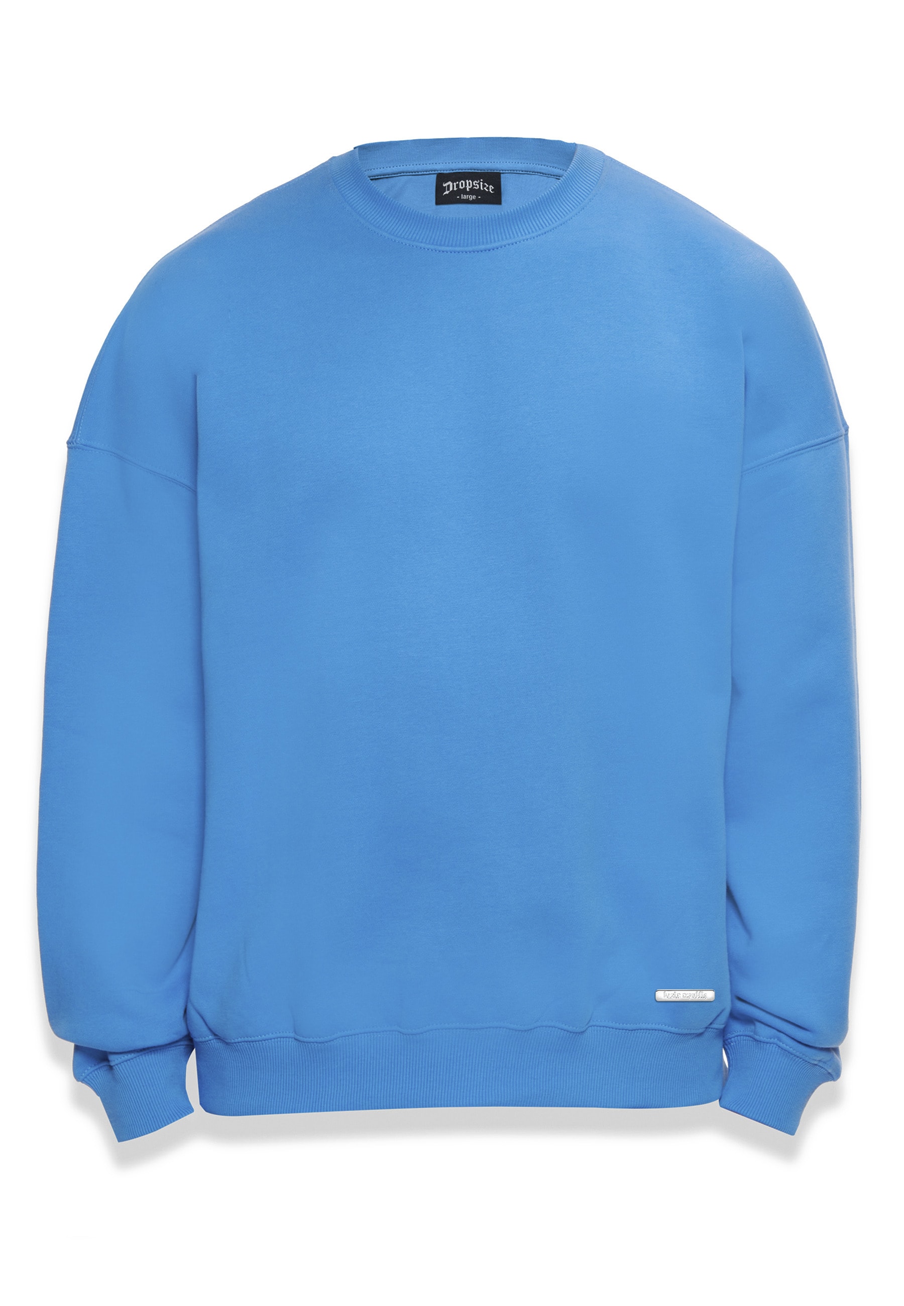 Dropsize Rundhalspullover "Dropsize Herren Bazix Republiq Super Heavy Blank günstig online kaufen