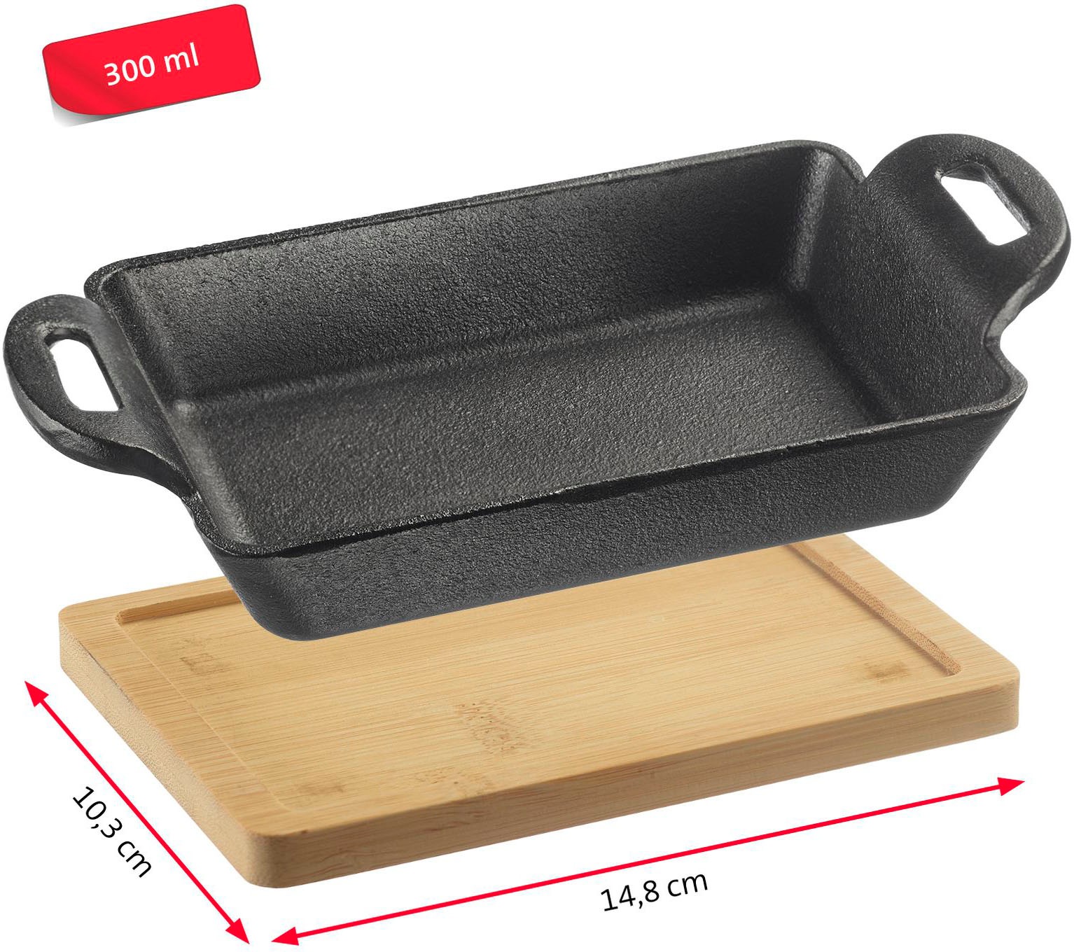 WESTMARK Grillpfanne »Tapas + Friends«, Aluminiumguss, 300 ml