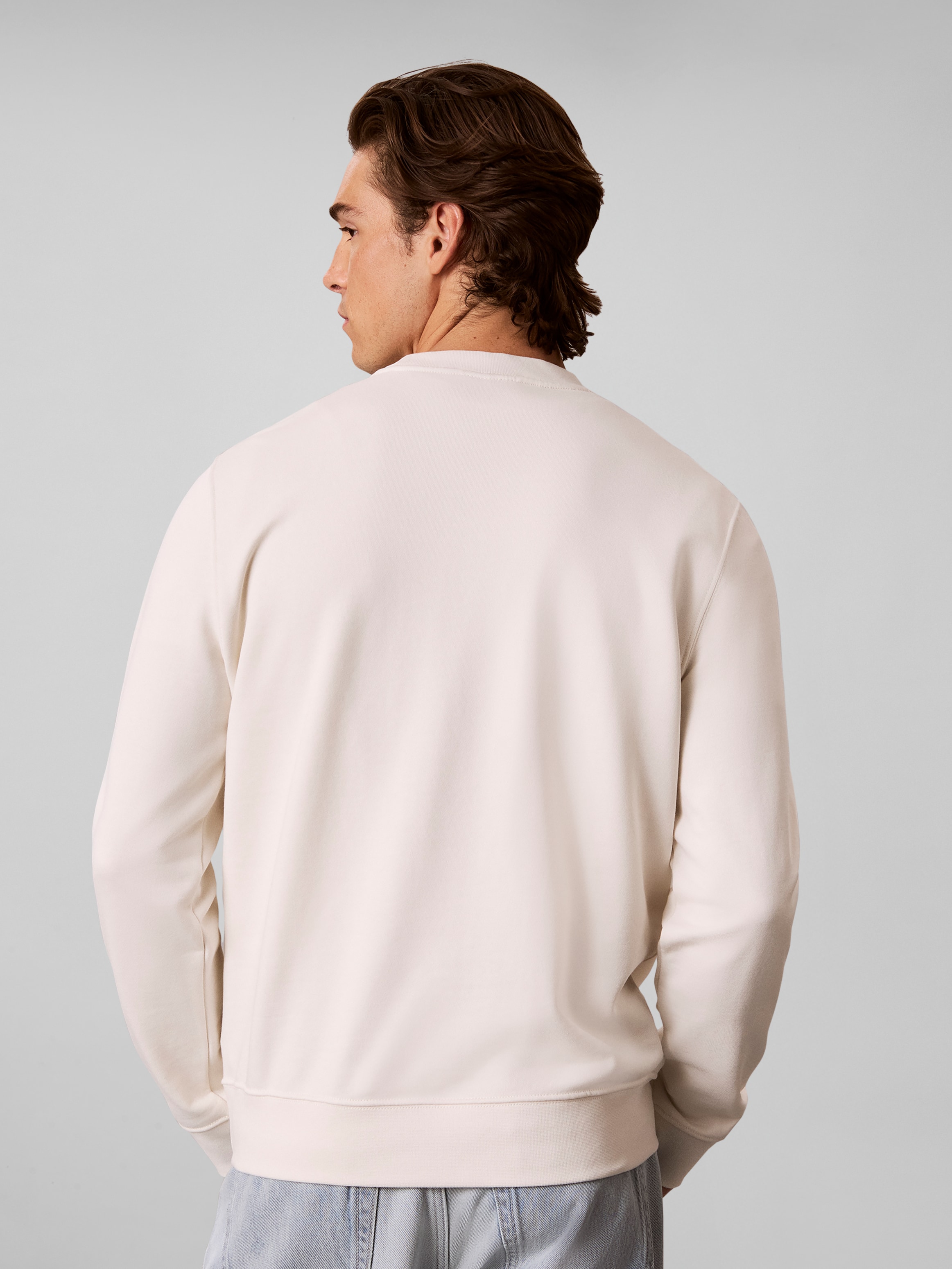 Calvin Klein Sweatshirt , Rundhalsausschnitt, Regular Fit, großer Logo-Print
