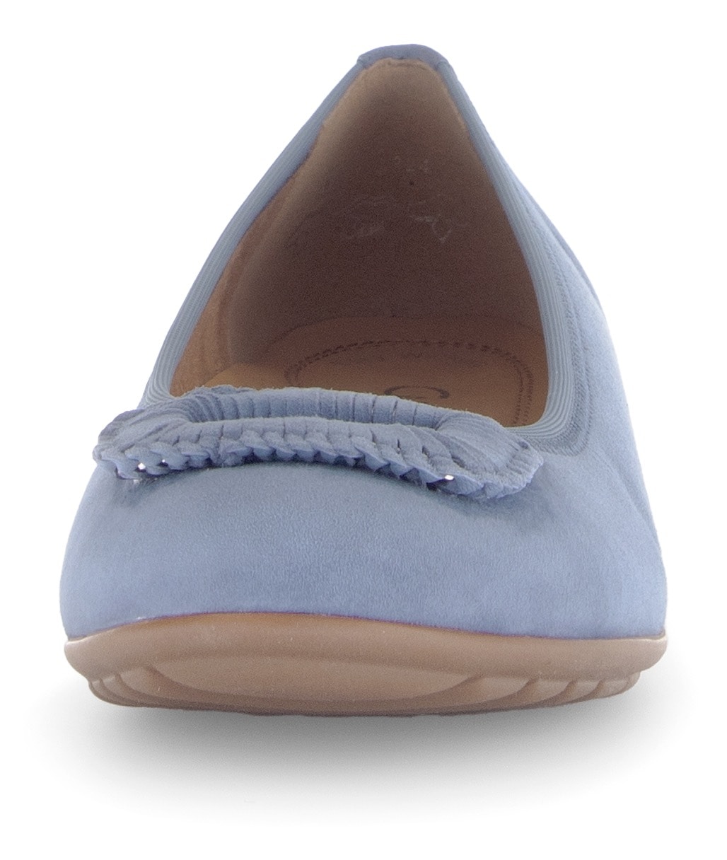 Gabor Ballerina »FLORENZ«, Bequemschuh, Businesschuh, Elastikeinfass, Komfortweite G (=weit)