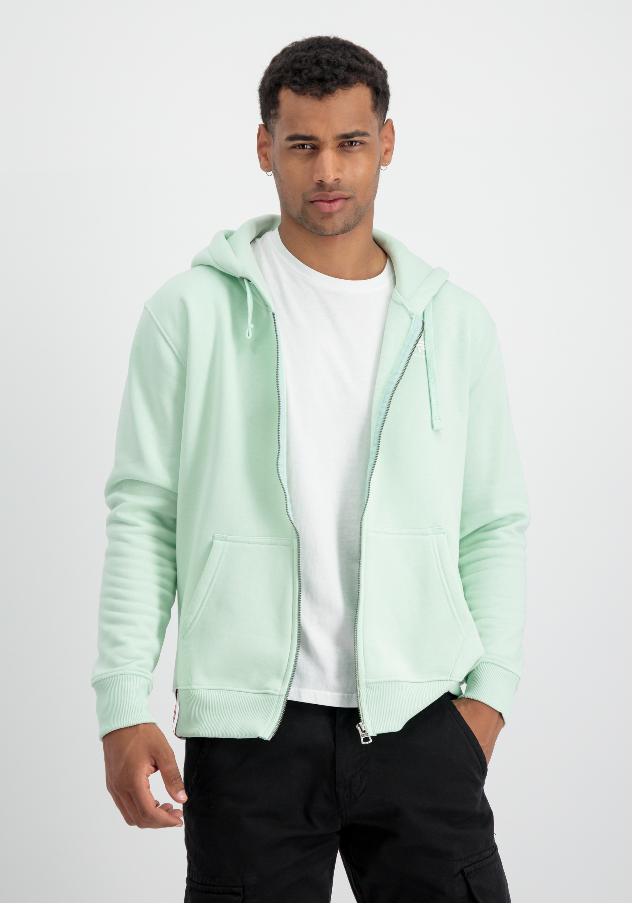 Alpha Industries Hoodie "Alpha Industries Men - Hoodies Basic Zip Hoodie Small Logo"