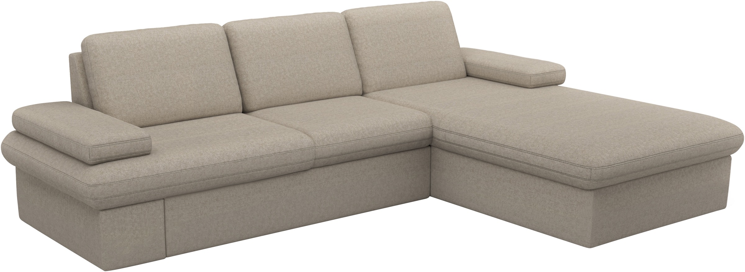 sit&more Ecksofa »Moreno«, mit Armteilverstellung,wahlweise mit Bettfunktion