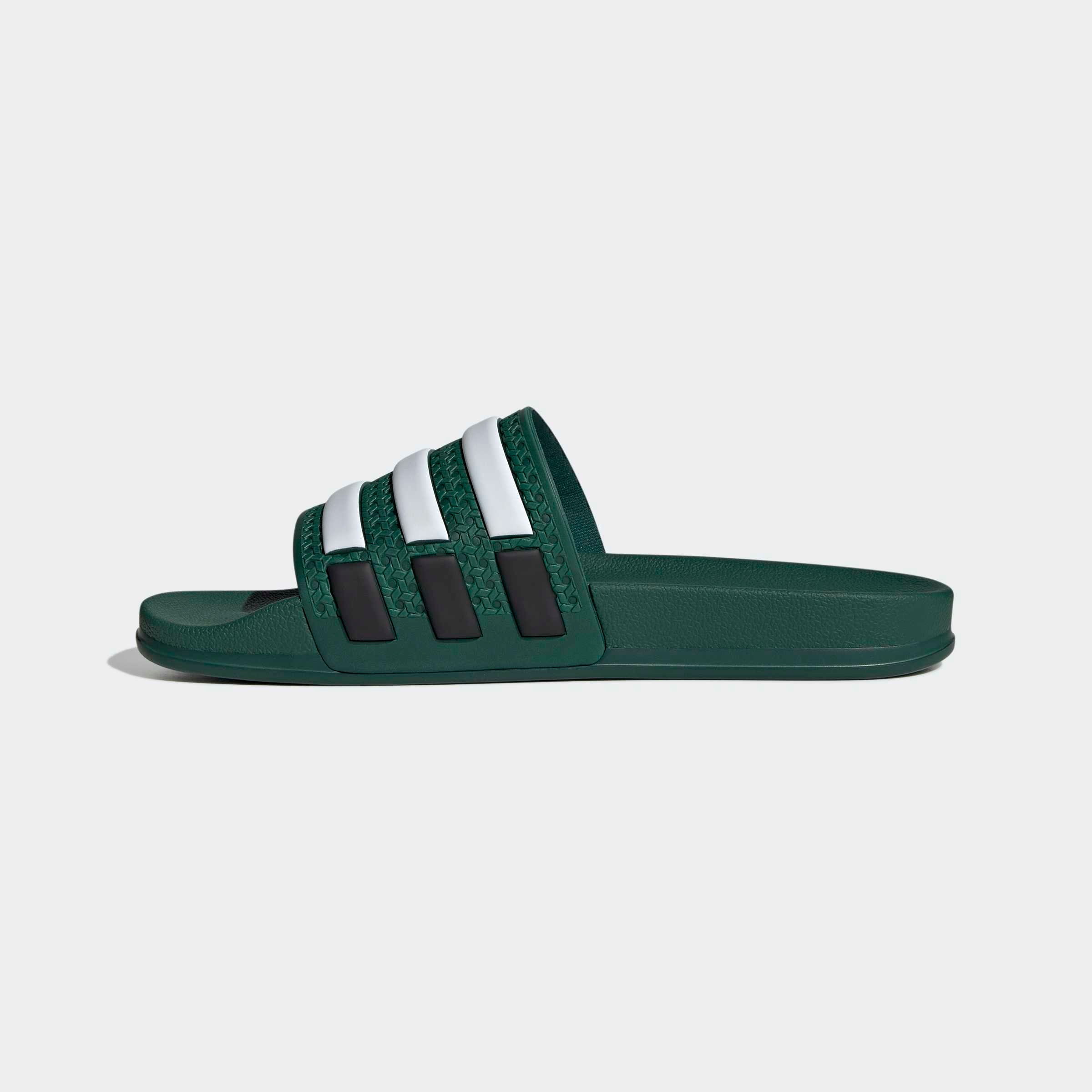 Badesandale ADIDAS ORIGINALS "ADILETTE OG CF BADESCHLAPPEN", Herren, Gr. 42, collegiate grün, ftwr weiß, core schwarz, Synthetik, Schuhe, Badelatschen 2