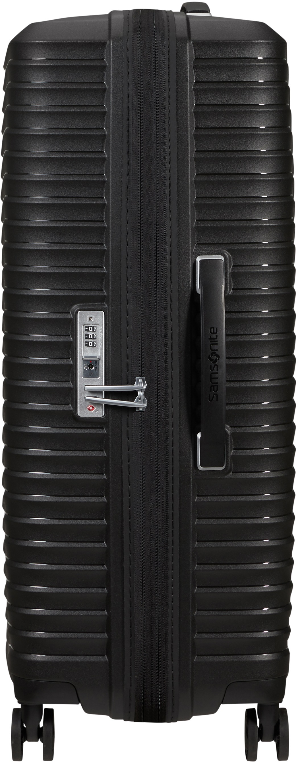 Hartschalen-Trolley SAMSONITE "PROXIS, verschiedene Größen und Farben", Gr. B/H/T: 51cm x 75cm x 31cm 98 l, schwarz, Polypropylen, unifarben, festlich, Koffer, Trolley Reisegepäck Hartschalenkoffer Reisekoffer TSA-Zahlenschloss 7