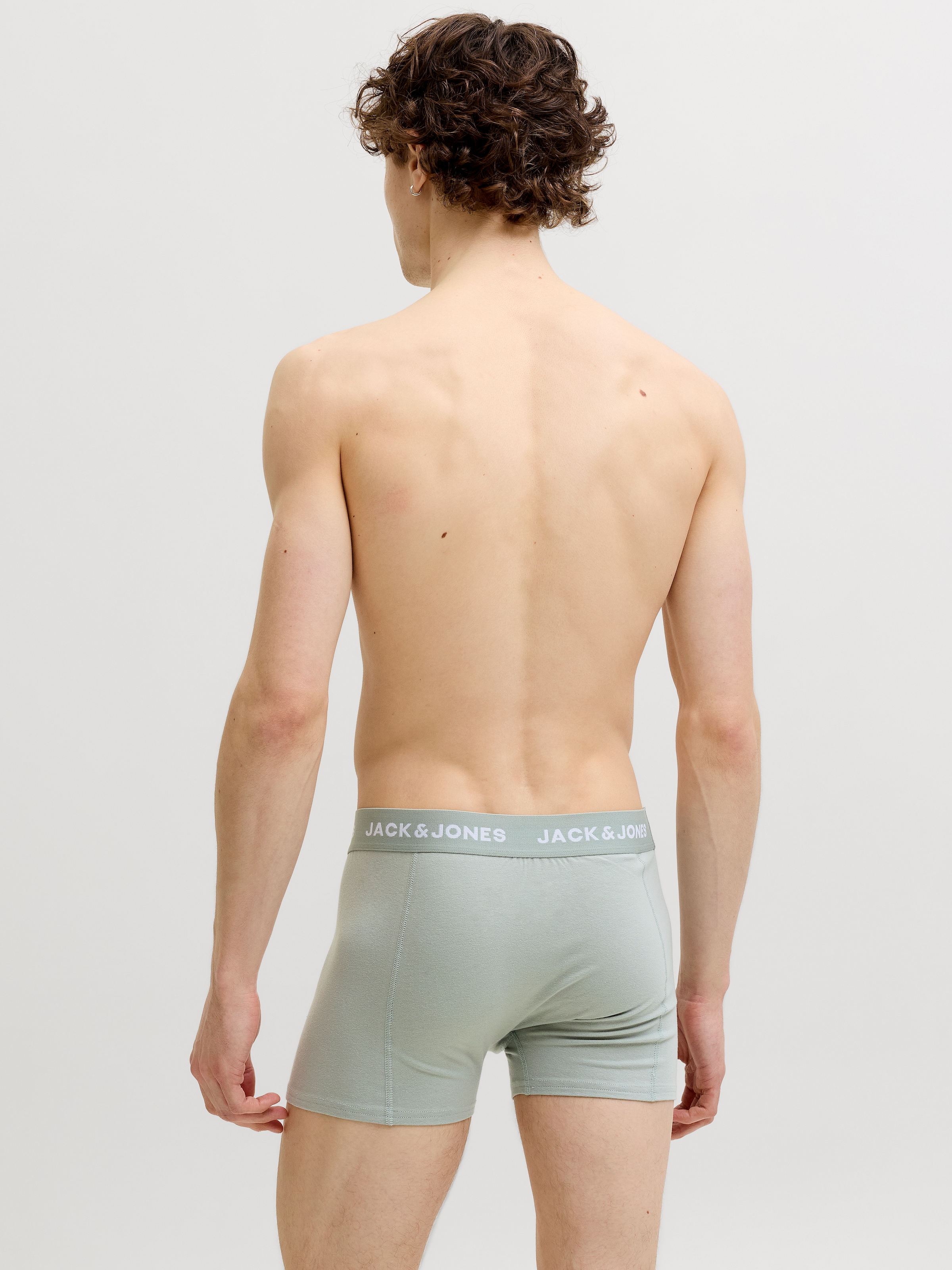 Jack & Jones Trunk »JACBENJA SOLID TRUNKS 7 PACK STYD« Packung, 7 Stk. Baumwollmischung, elastischer Bund