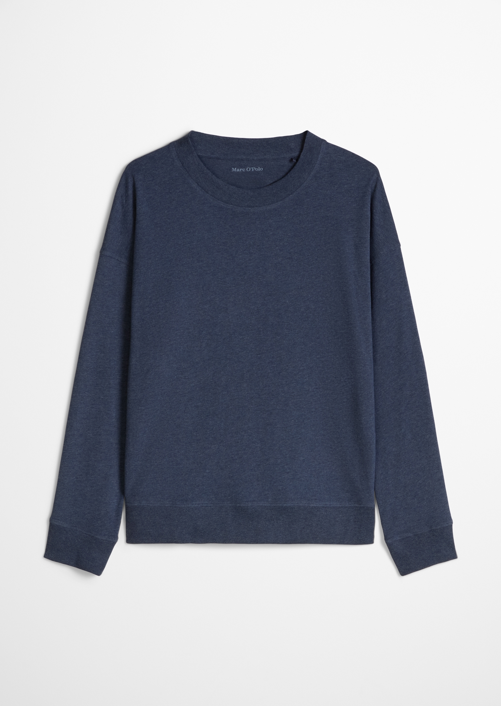 Marc O'Polo Pyjamaoberteil lässige Passform, Langarm, für Homewear, aus Jersey, mit Rundhals