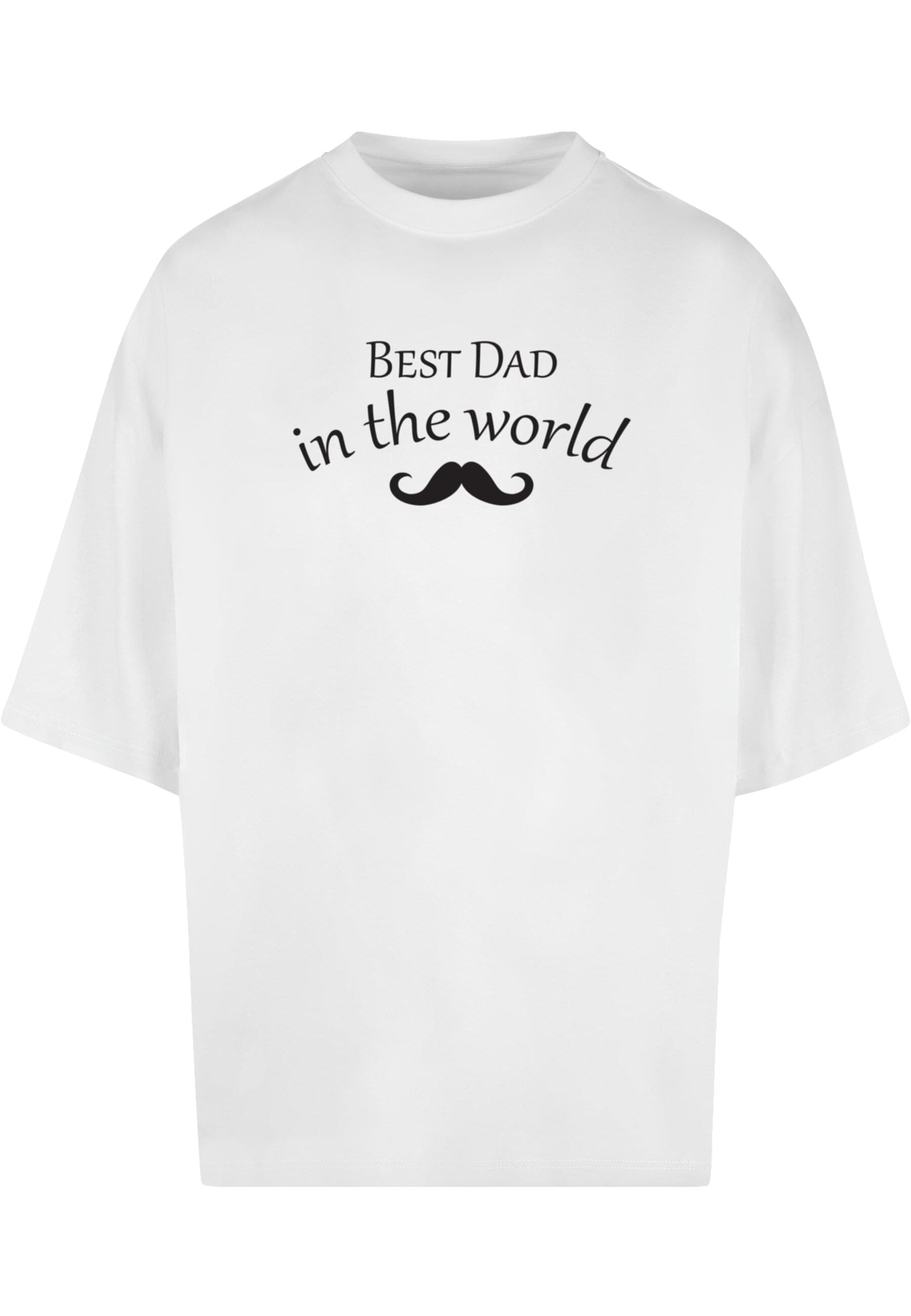 T-Shirt »Merchcode Herren Fathers Day - Best dad in the world 2 Huge Tee«, (1 tlg.)