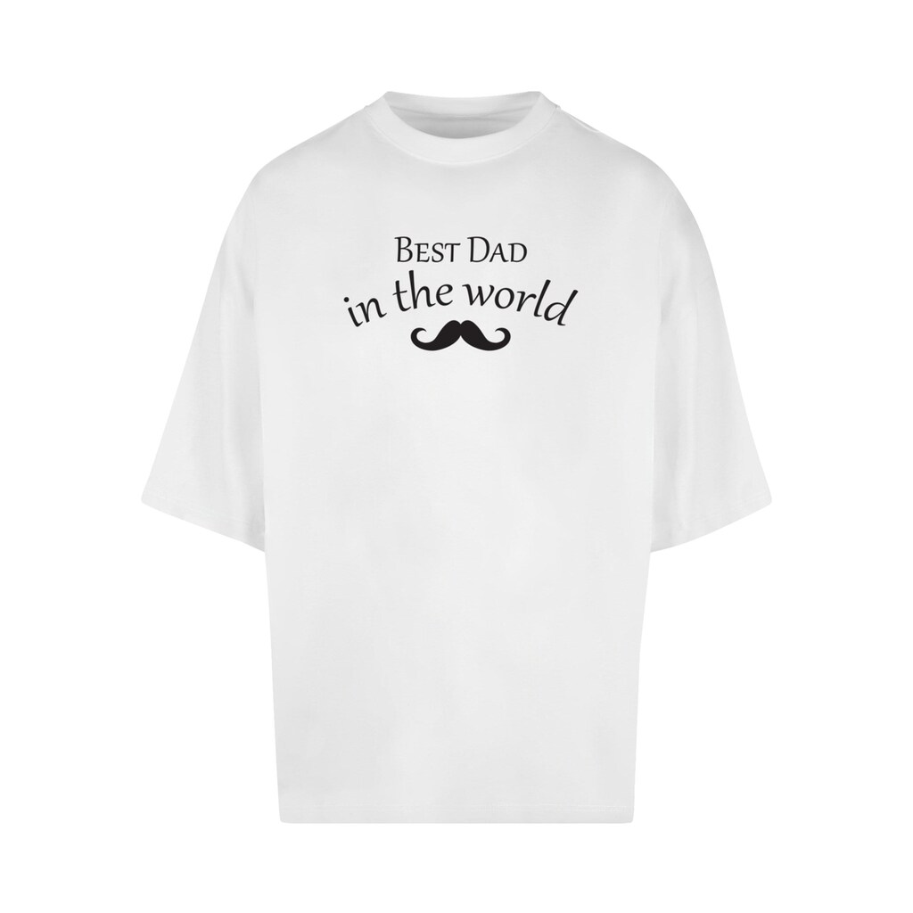 Merchcode T-Shirt »Merchcode Herren Fathers Day - Best dad in the world 2 Huge Tee«, (1 tlg.)