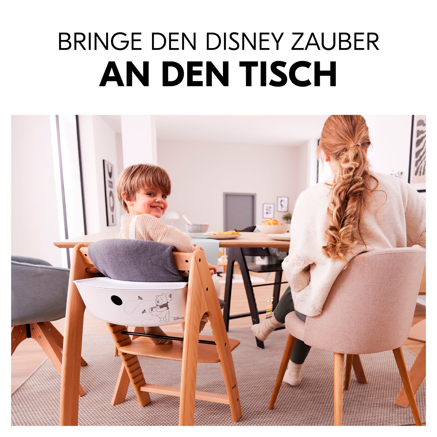 Hauck Aufbewahrungsbox »Highchair Box S, Disney Pooh White«, für Hochstühle