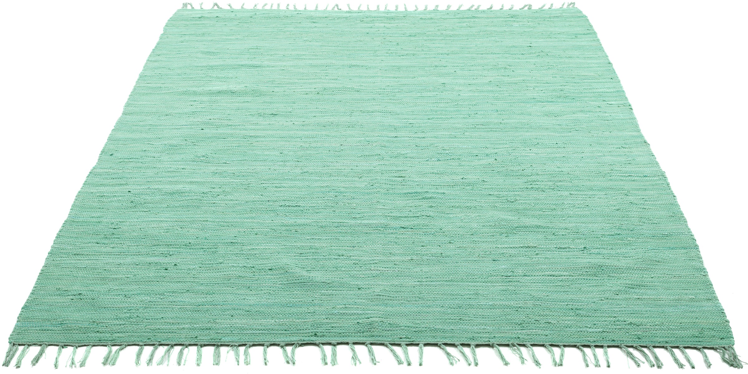 OTTO home Teppich "Cadis" rechteckig 5 mm Höhe Wendeteppich, mit Fransen, U günstig online kaufen