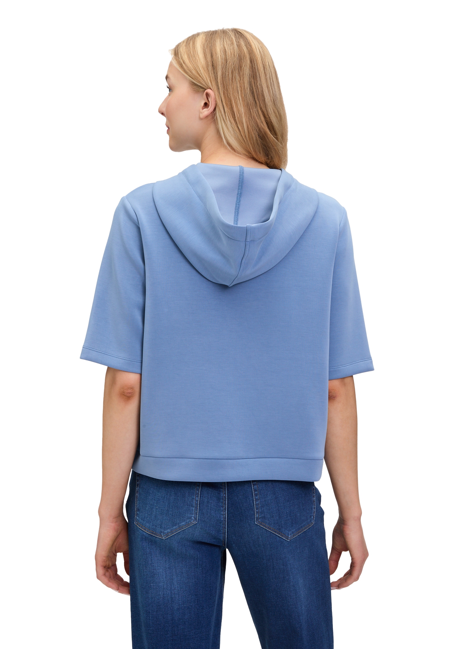 Betty&Co Kurzarmshirt »Betty & Co Sweatshirt mit Kapuze«, (1 tlg.)