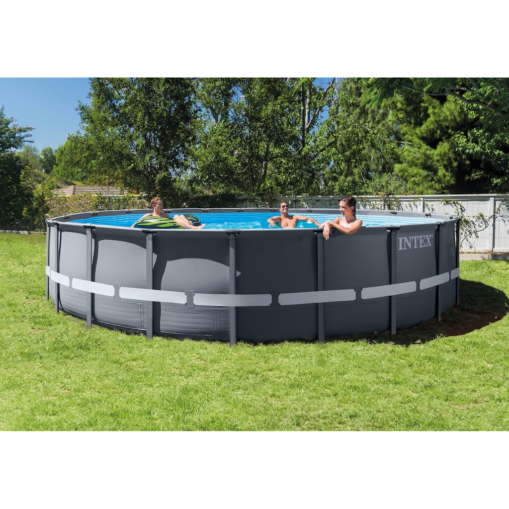 Intex Pool »Ultra XTR Frame™ Pool Komplett-Set, Intex«, (Set, 5 tlg.)