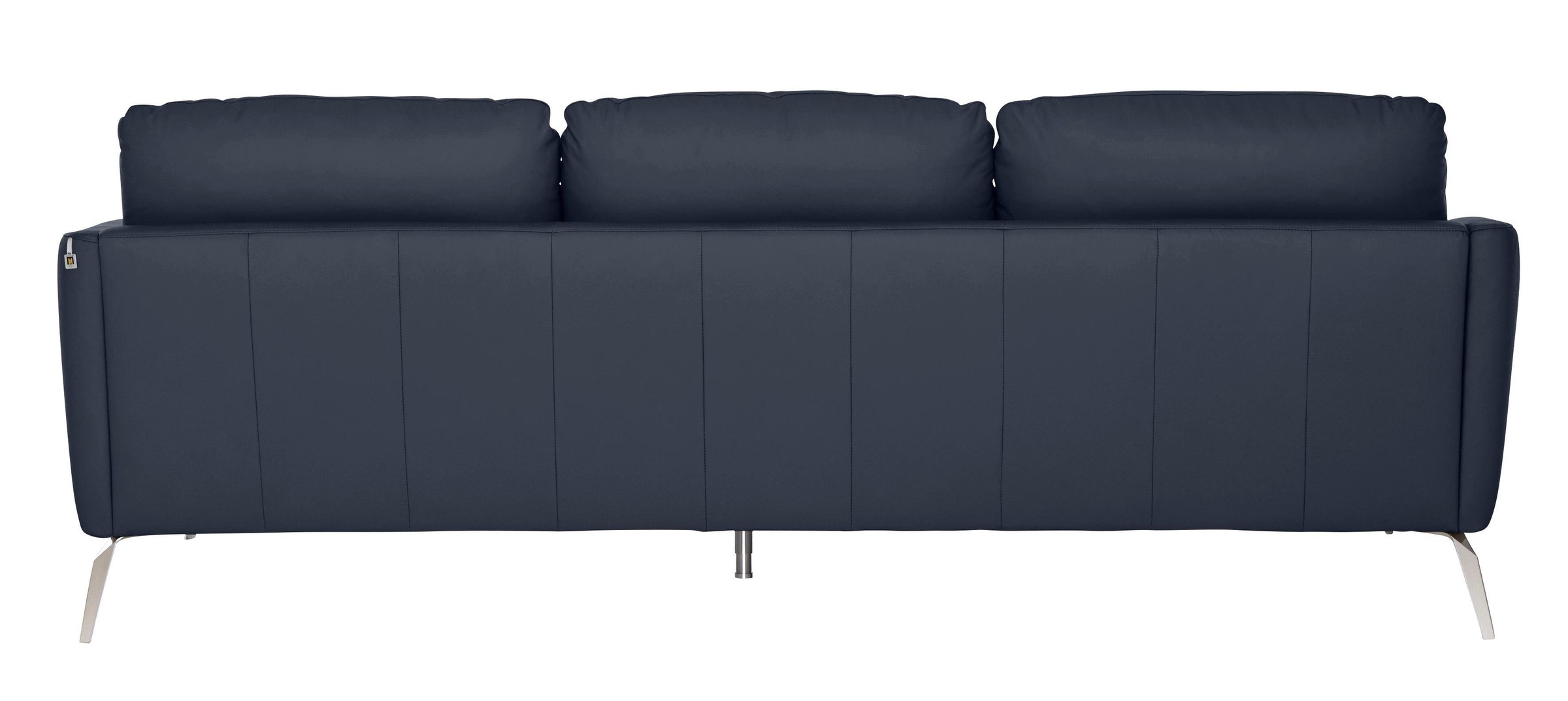 W.SCHILLIG Big-Sofa »softy«, mit dekorativer Heftung im Sitz, Füße Chrom glänzend