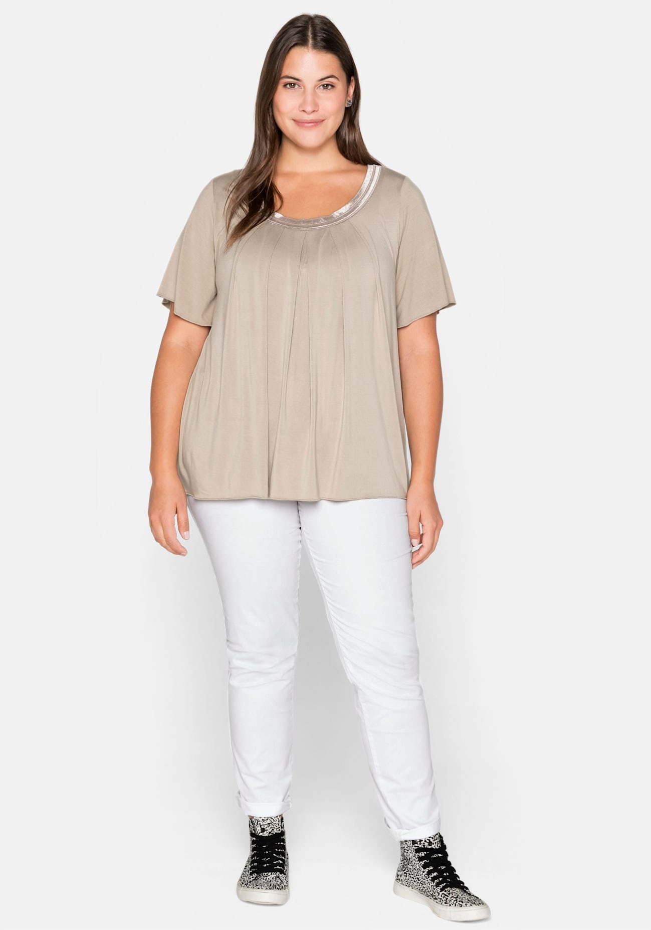 Sheego T-Shirt "T-Shirt", (1 tlg.) günstig online kaufen