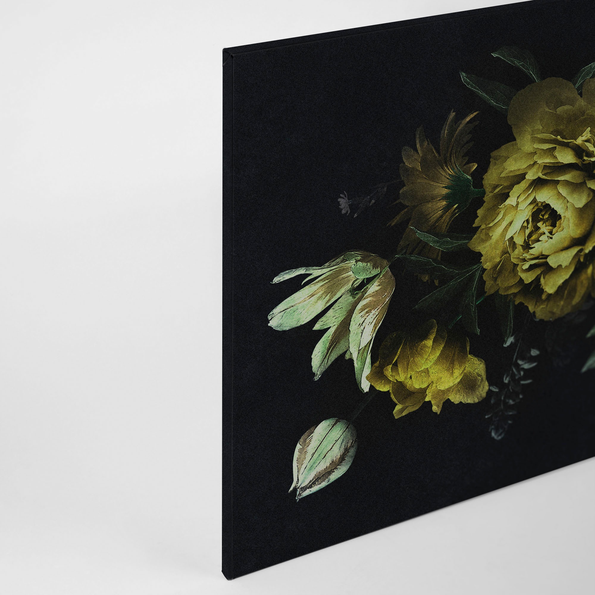 A.S. Création Leinwandbild »drama queen«, Kunst-Blumen-Kinder, (1 St.), Keilrahmen Bild Floral Blumen Leinwand-Bild Wohnzimmer modern Wandbild