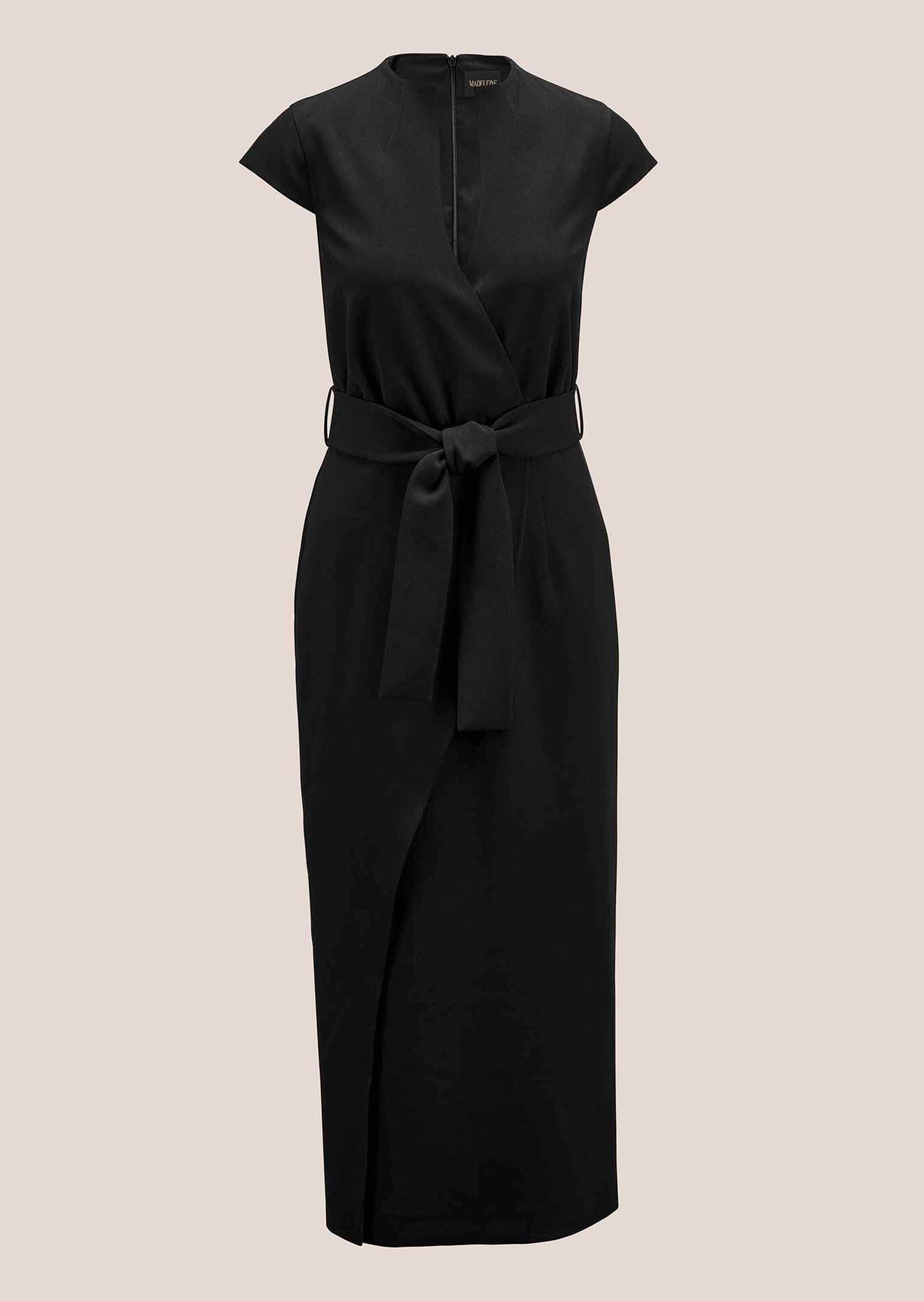 MADELEINE Midikleid "Kleid Elegantes Midi-Kleid in Wickeloptik" günstig online kaufen