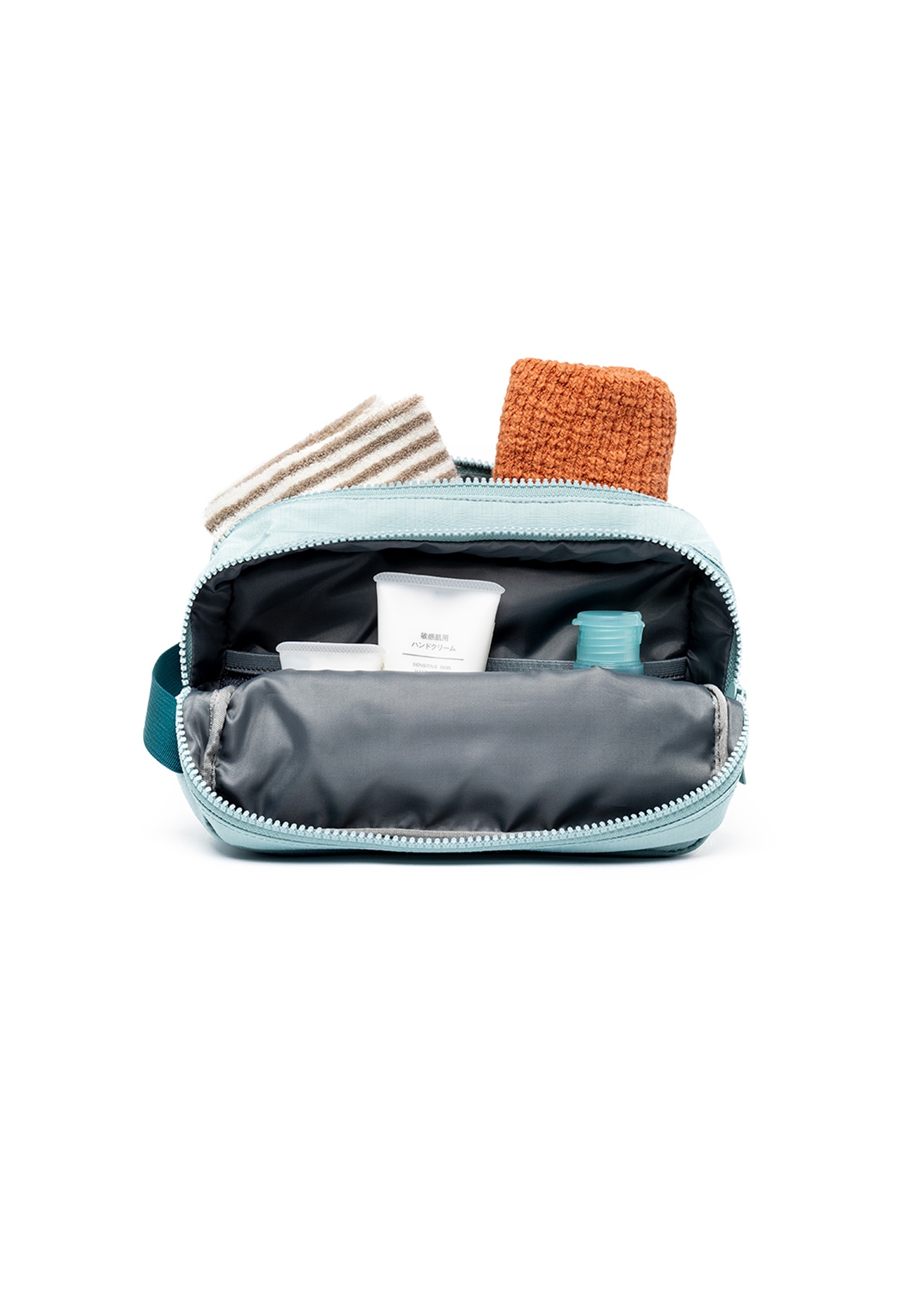 lefrik Kosmetiktasche »Kei Double Washbag«, mit zwei großen Fächern innen