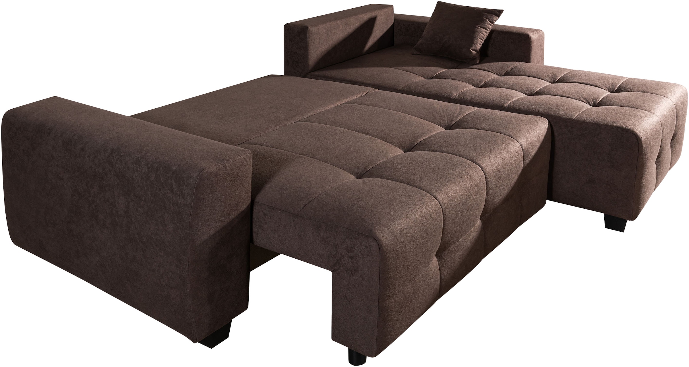COLLECTION AB Ecksofa Ecksofa,Schlaffunktion,Bonnelfederkern,Rückenkissen
