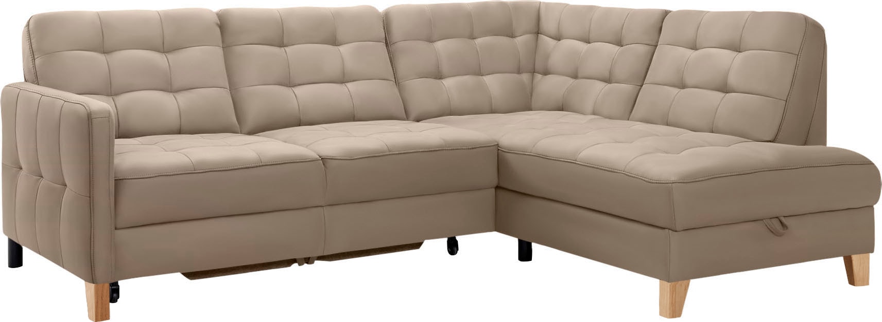 exxpo - sofa fashion Ecksofa "Elio, kompakt & bequem, zeitloses Design, Bre günstig online kaufen