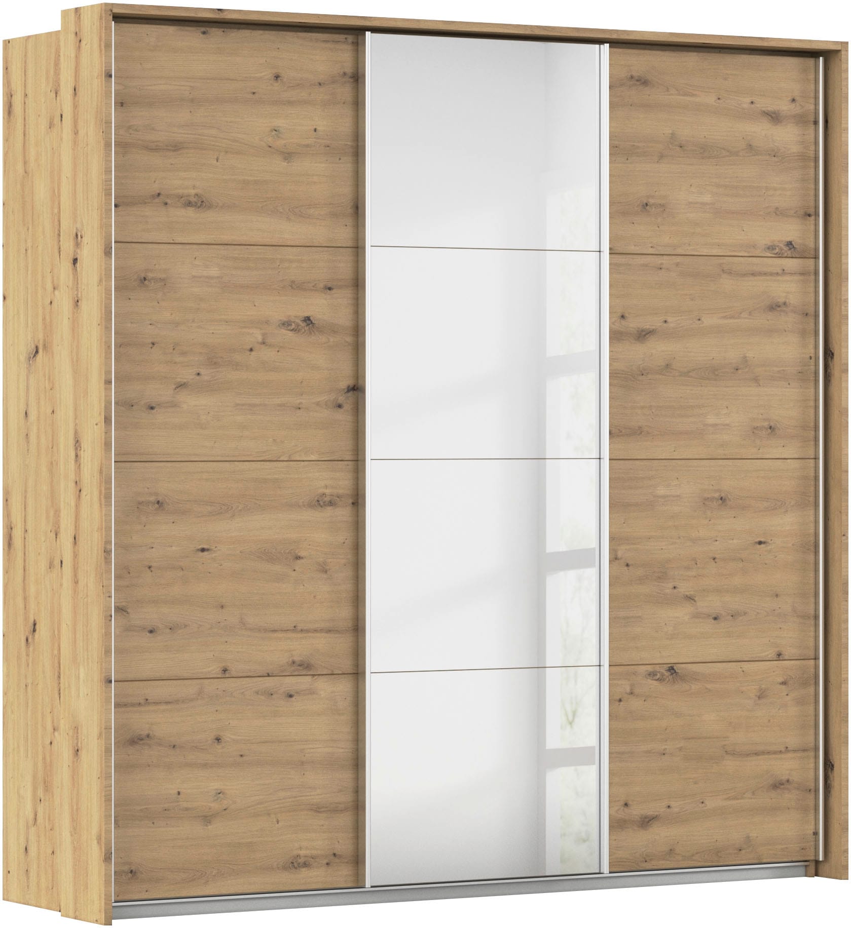 OTTO home Kleiderschrank "Mehrzweckschrank Aktenschrank Möbel Mietswohnung Schlafzimmer CORTONA" erhältlich in Breite 211/278/323/368 cm, Höhe: 214/233 cm, inkl. Passepartout und Zubehör, optionale Beleuchtung MADE IN GERMANY