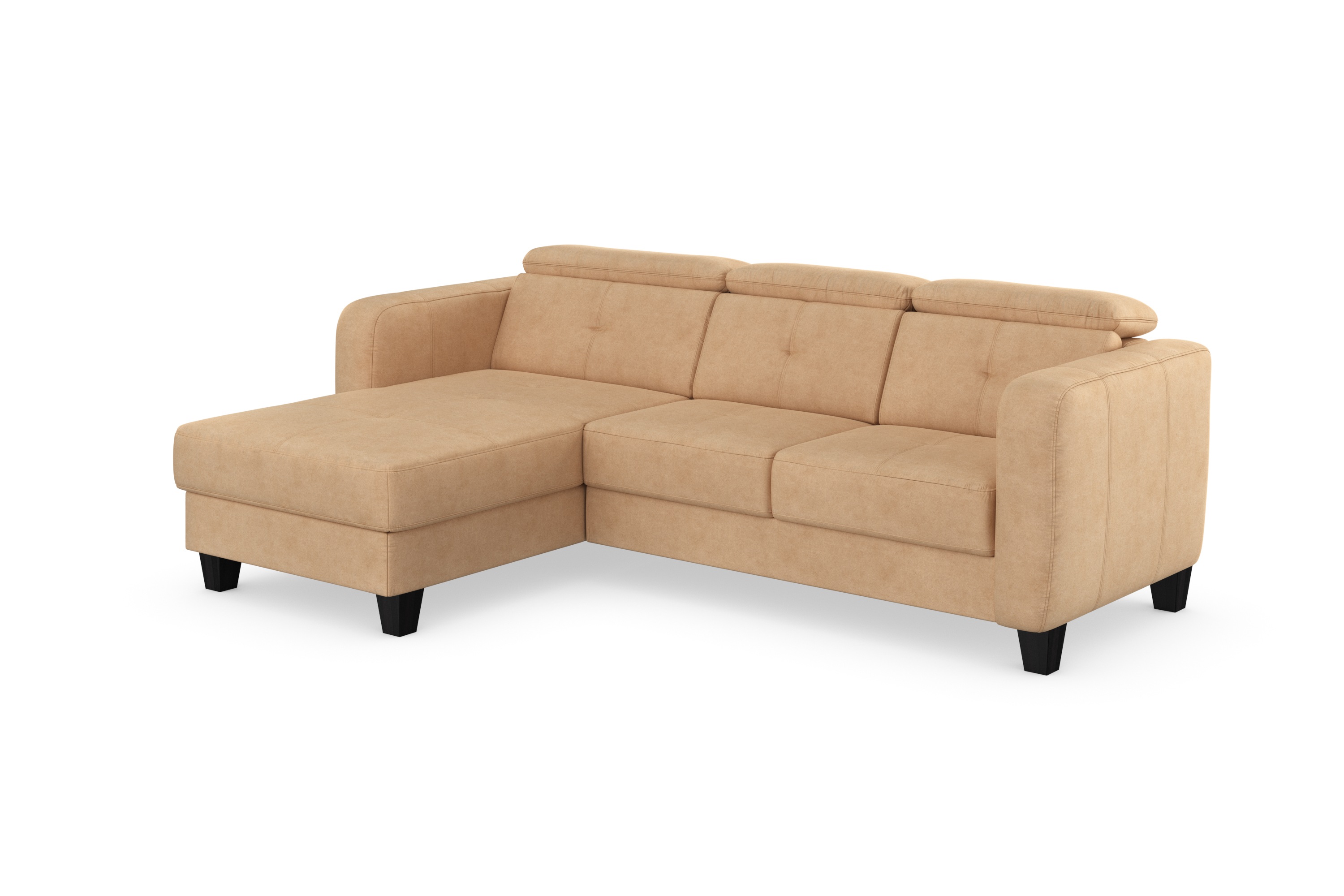 Thumbnail - sit&more Ecksofa "Belluci L-Form", inklusive Federkern, wahlweise mit Bettfunktion und Bettkasten