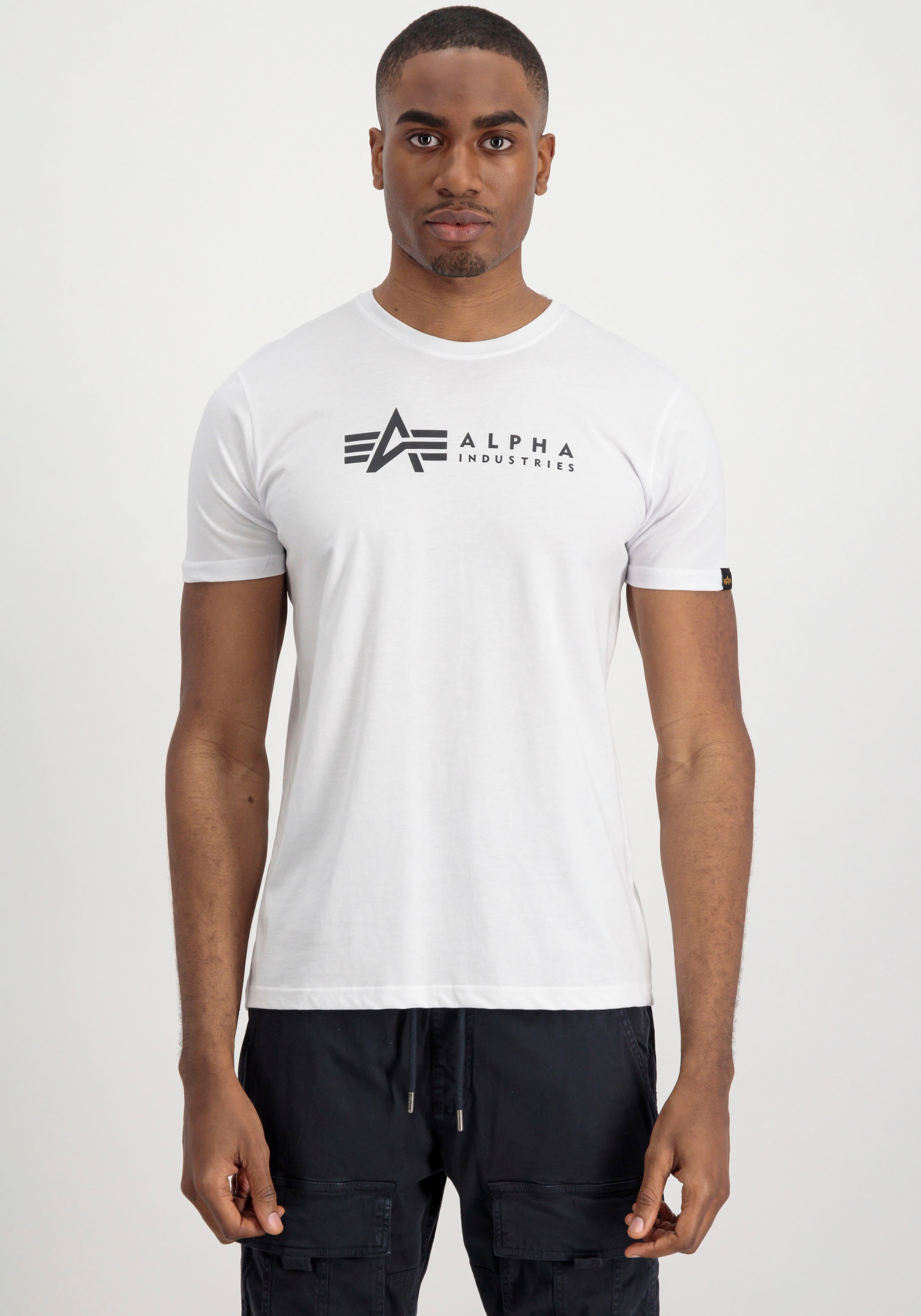 Alpha Industries Rundhalsshirt "Label T 2 Pack" günstig online kaufen