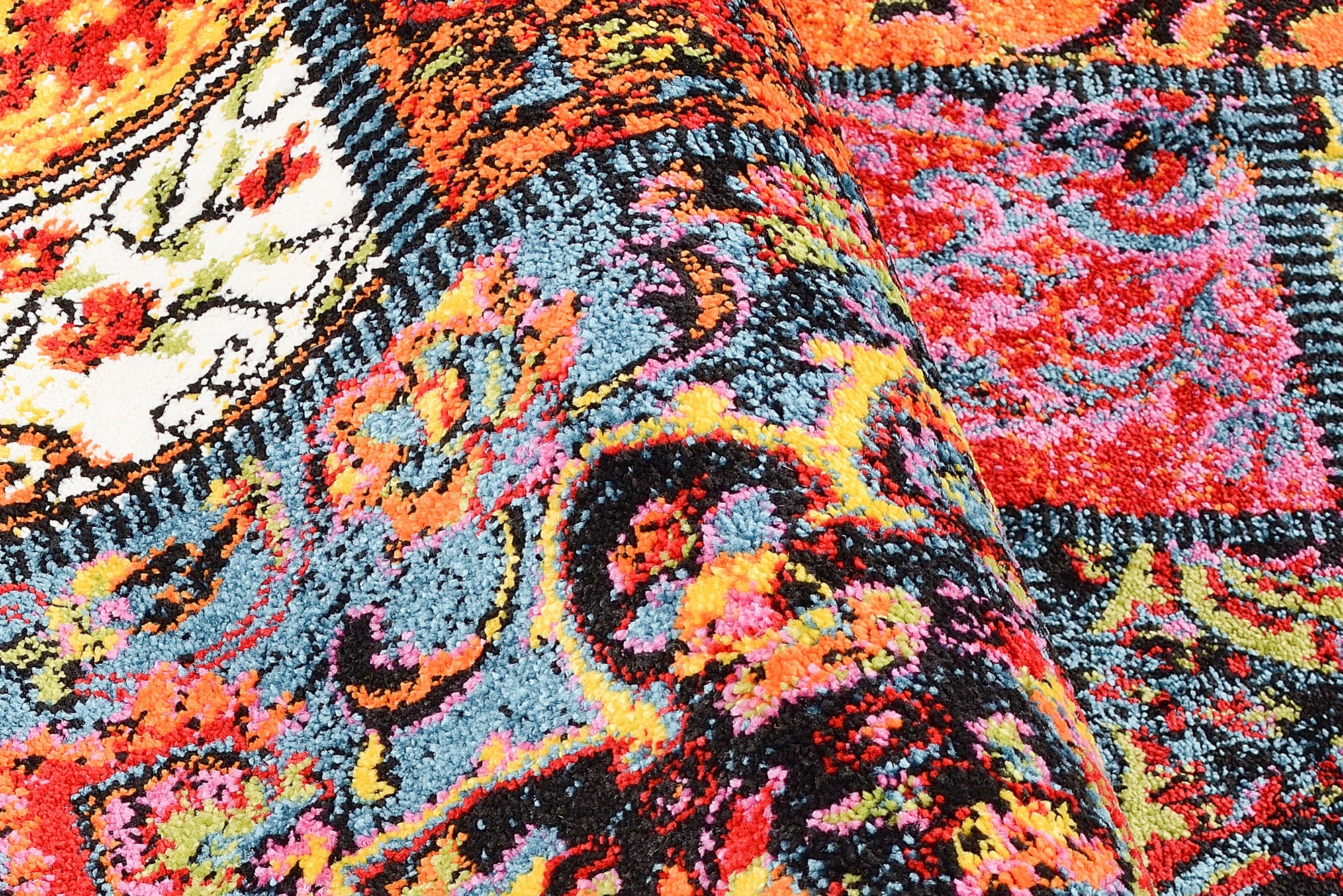 OCI DIE TEPPICHMARKE Teppich »HAPPINESS ORI« rechteckig 20 mm Höhe Wohnzimmer, kontrastreiches Design