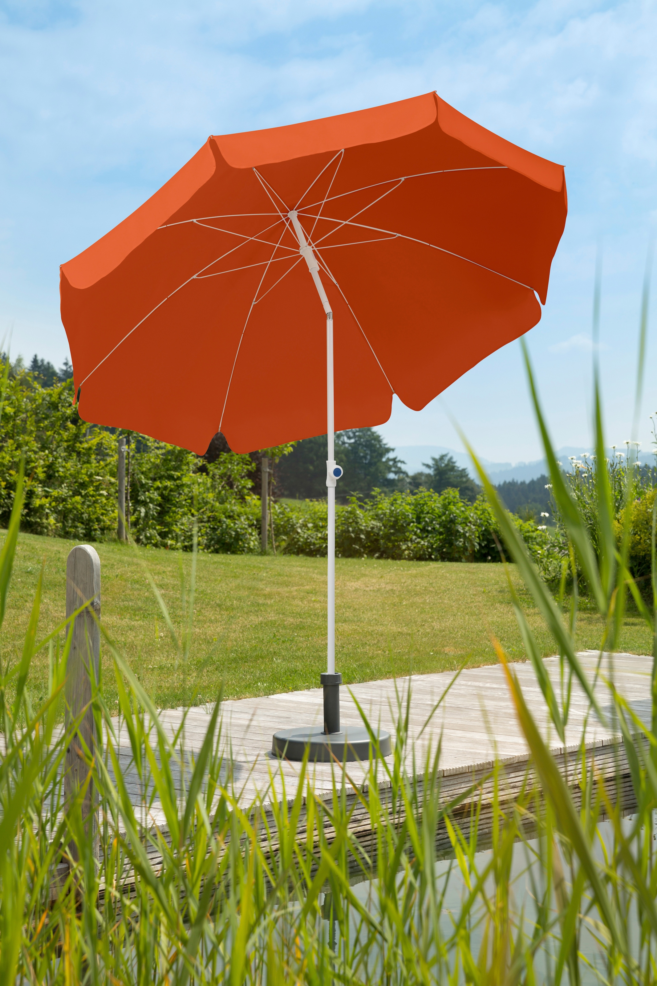 Sonnenschirm »Ibiza«, abknickbar, ohne Schirmständer