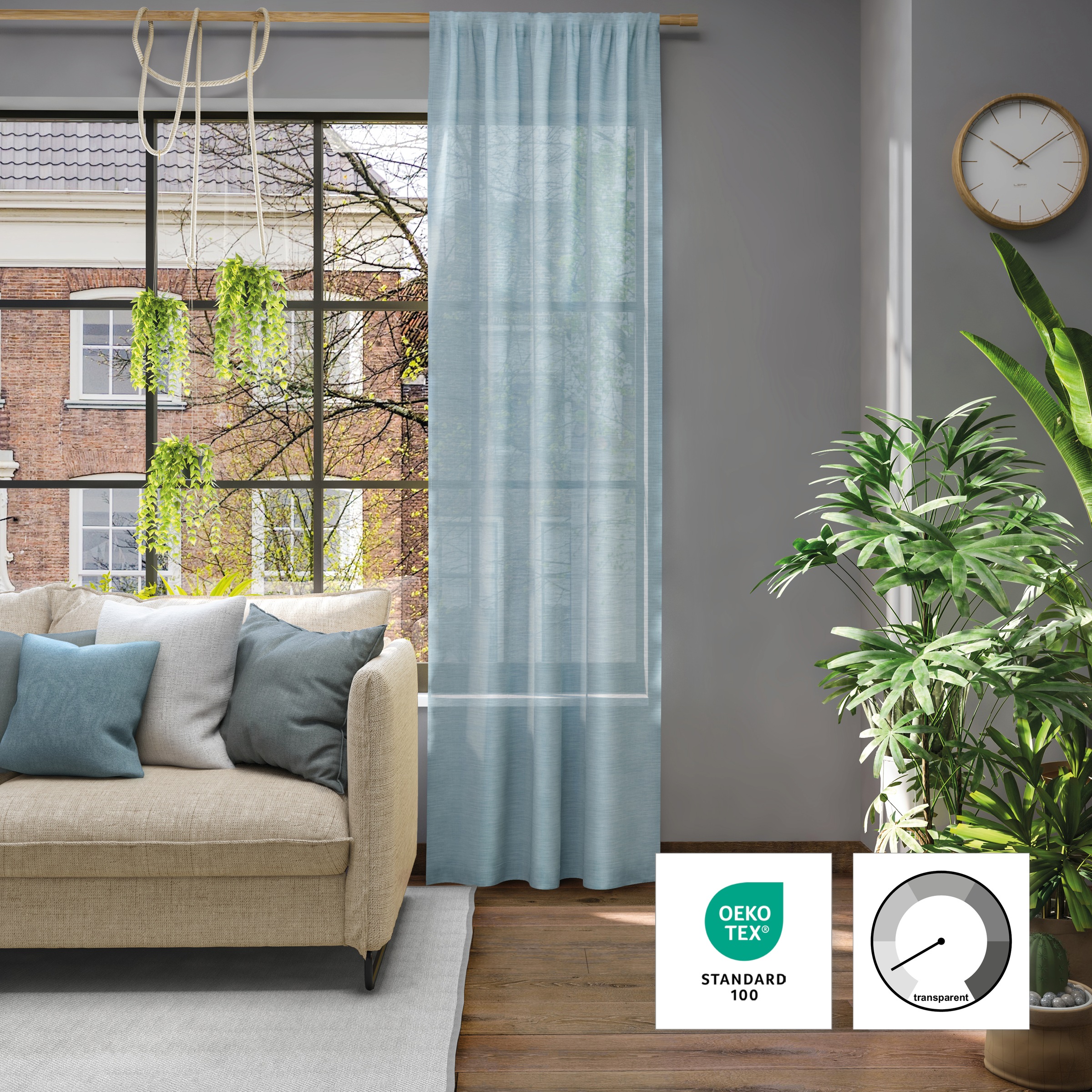 Neutex for you Vorhang "Libre-ECO" Stangendurchzug 1 Stk. tlg. günstig online kaufen