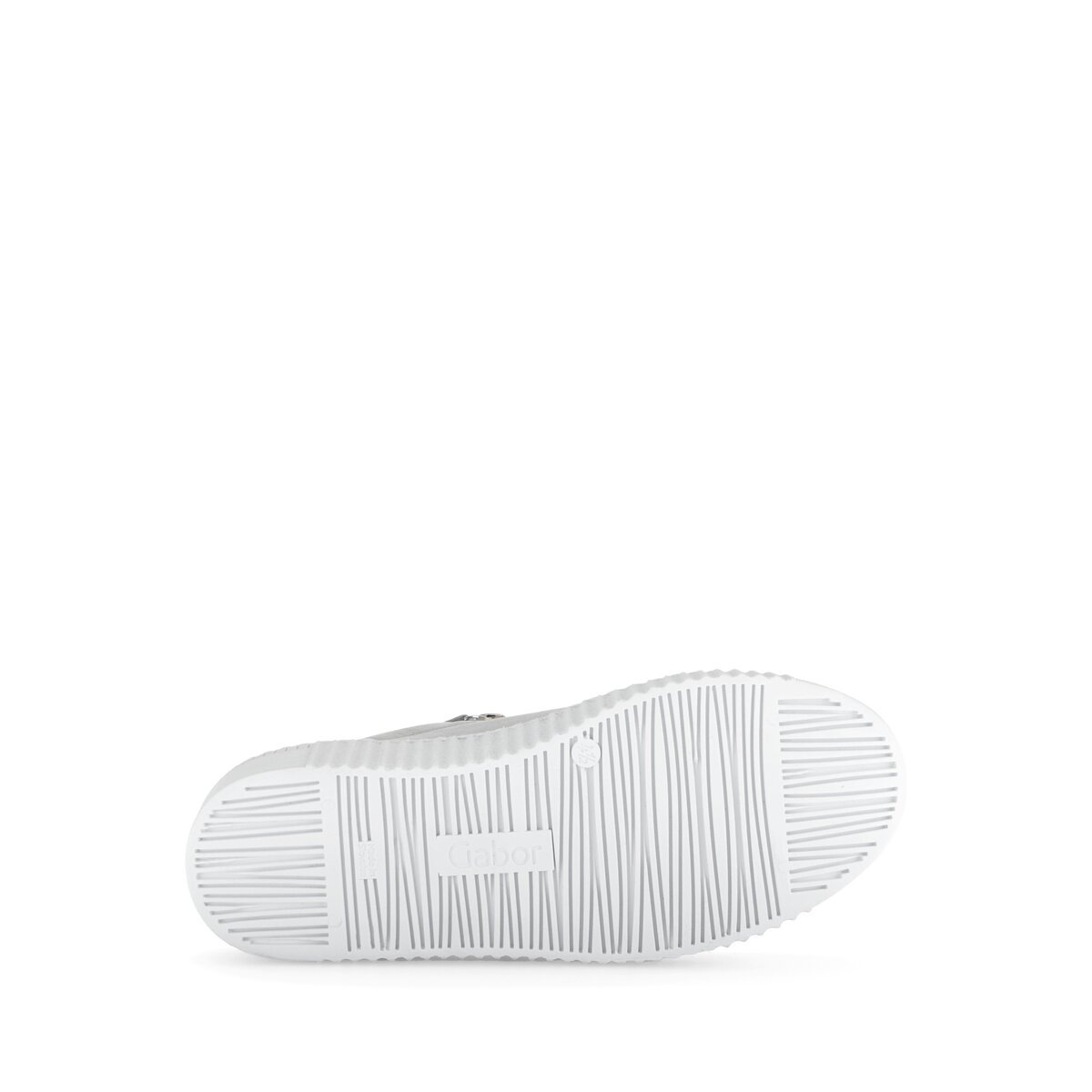 Sneaker GABOR "Sneaker low", Damen, Gr. 43, silber, Schuhe Sneaker 6