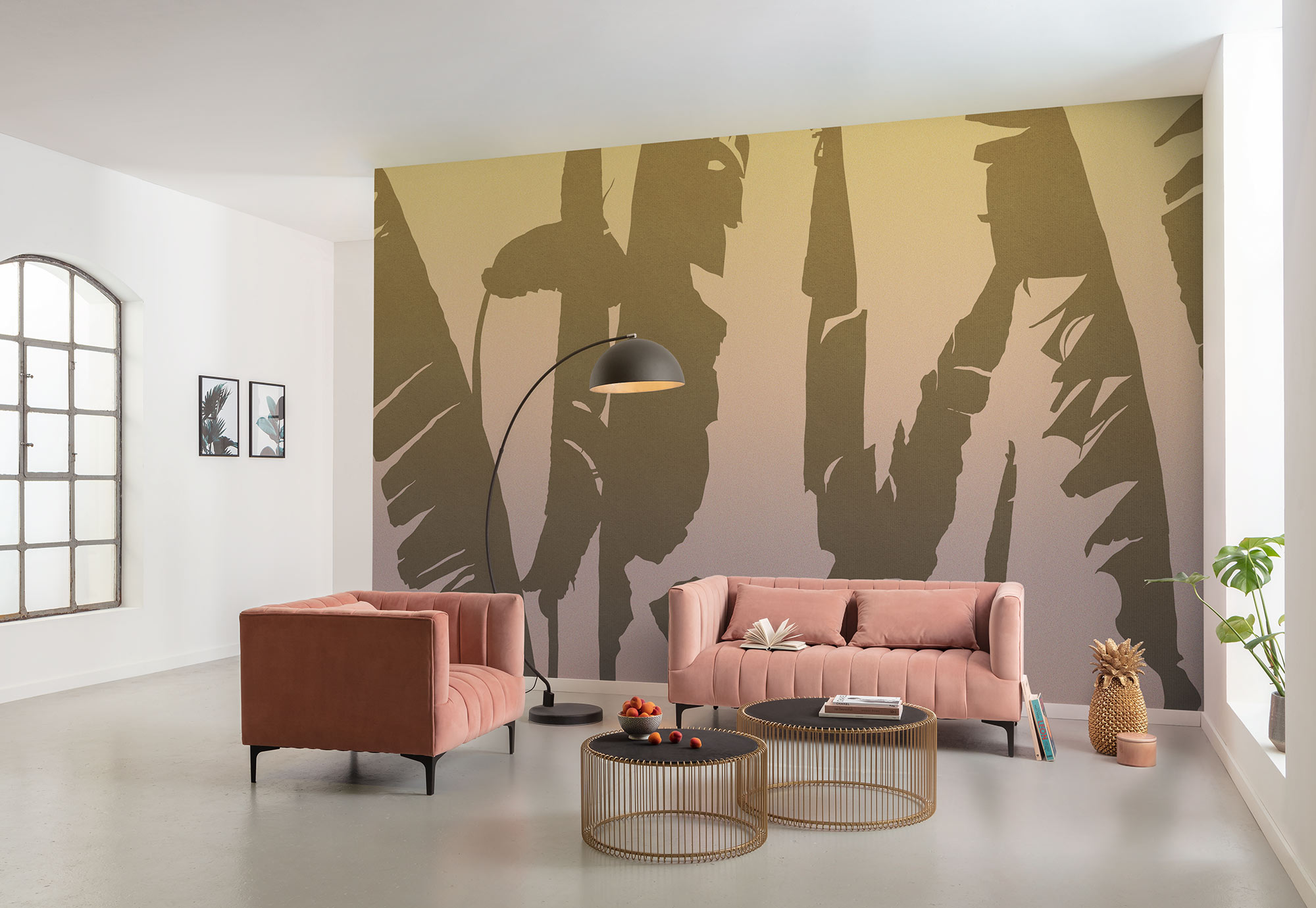 Komar Fototapete "Komar Vlies Fototapete - Bahama Bananas - Größe 350 x 250 cm" bedruckt glatt