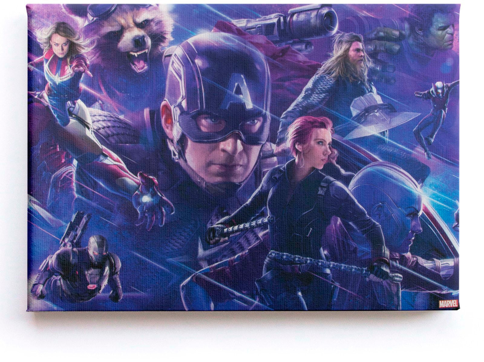 MARVEL Leinwandbild »Leinwandbild Marvel Avengers Team 70x50cm«, (Packung, 1 St.)