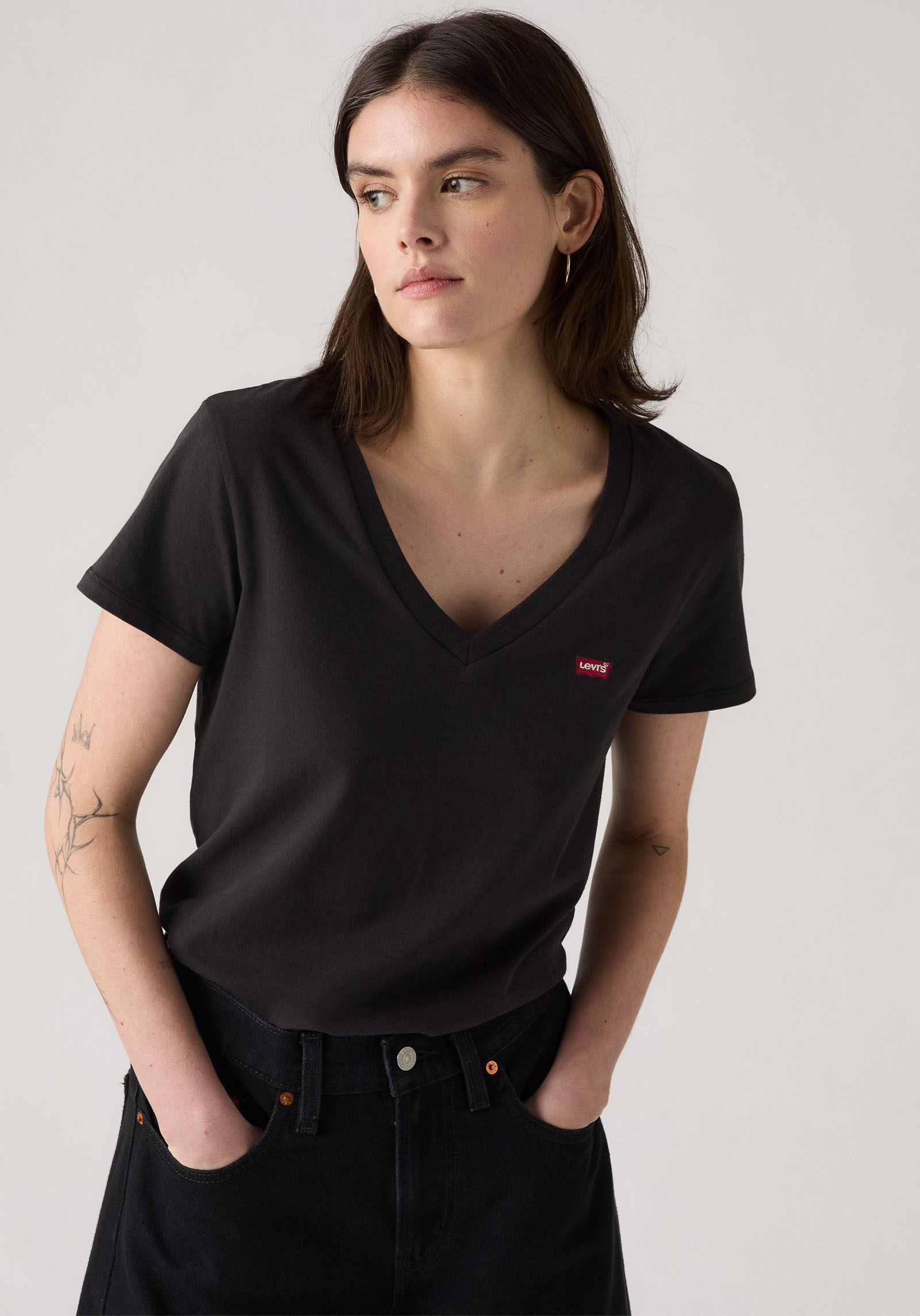 Thumbnail - Levis T-Shirt "VNECK TEE 2 PACK" Packung, 2 Stk. tlg.