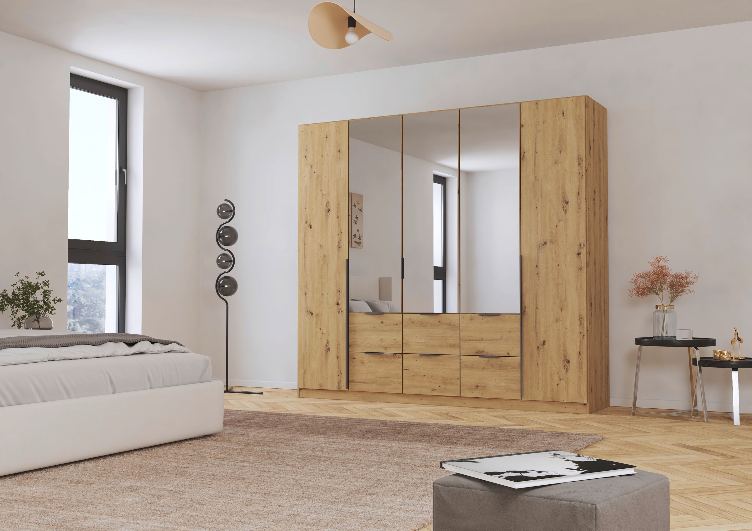 rauch Drehtürenschrank "Kleiderschrank Schrank Garderobe AGORDO mit Dekor- günstig online kaufen