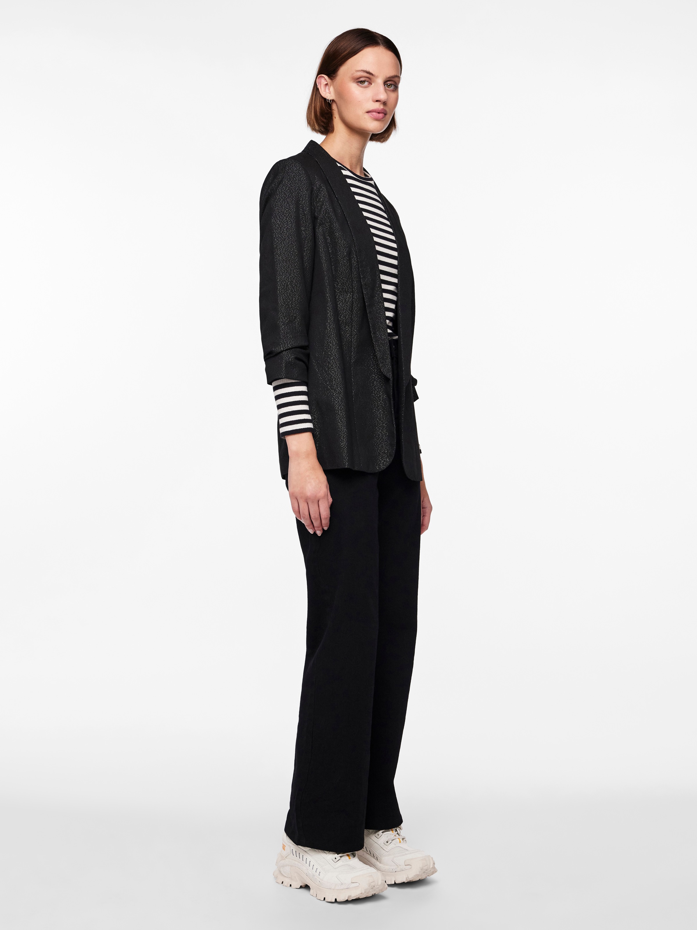 pieces Longblazer »PCBOSELLA 3/4 GLITTER BLAZER NOOS«
