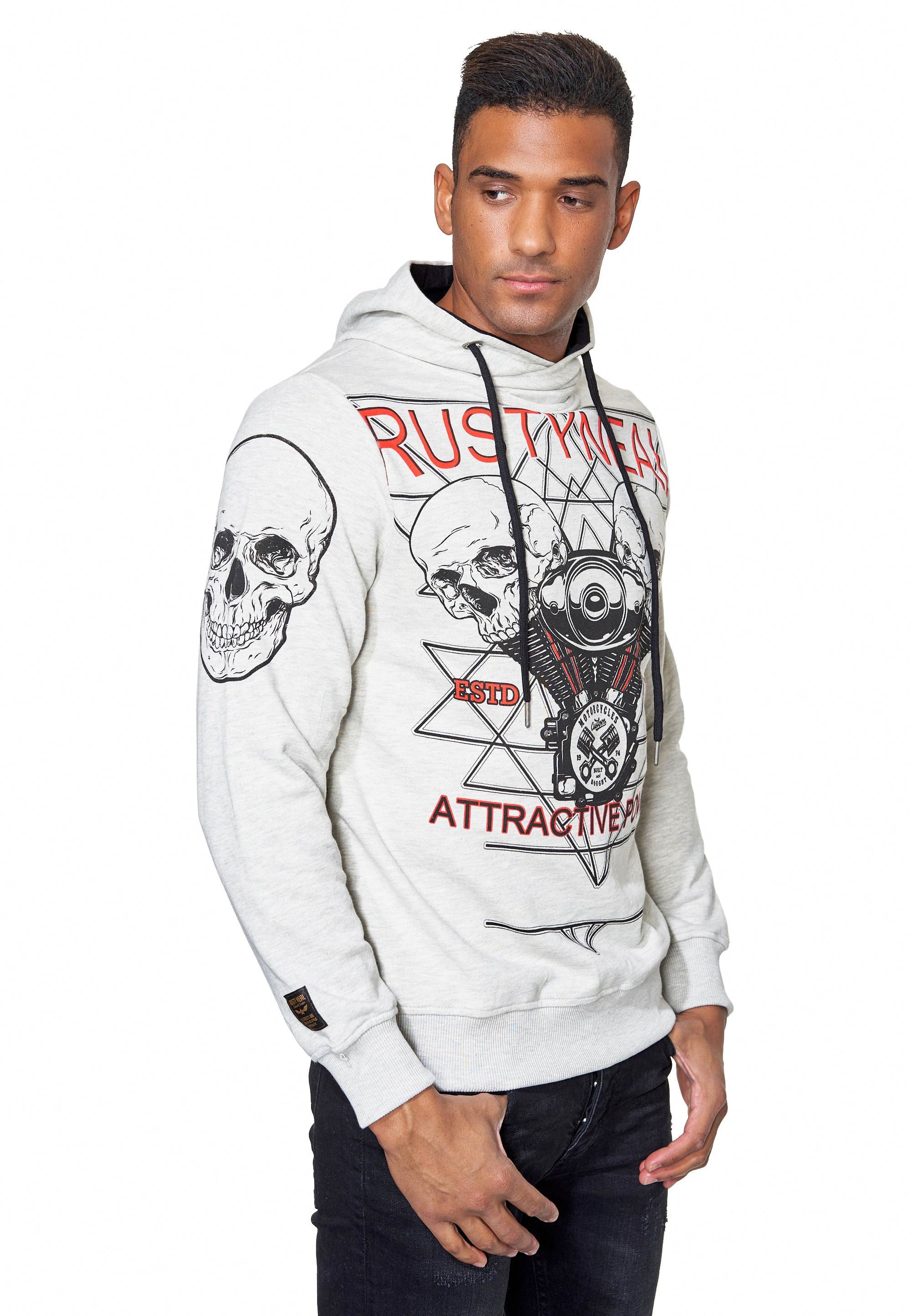 Rusty Neal Kapuzensweatshirt "Rusty Neal Sweater", mit rockigem Print günstig online kaufen