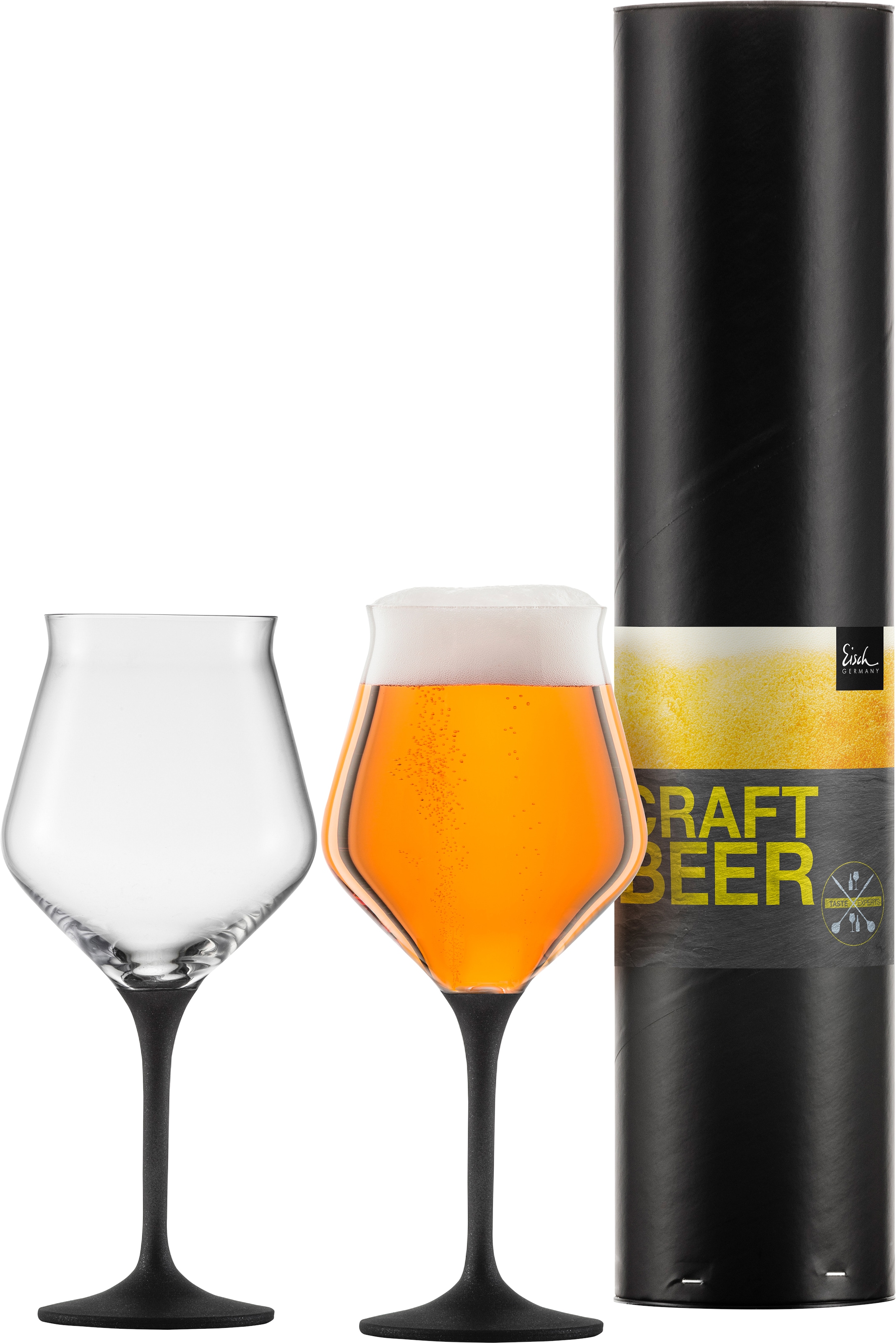 Eisch Bierglas »Craft Beer Kelch«, (Set, 2 tlg.), bleifrei, 435 ml, 2-teilig