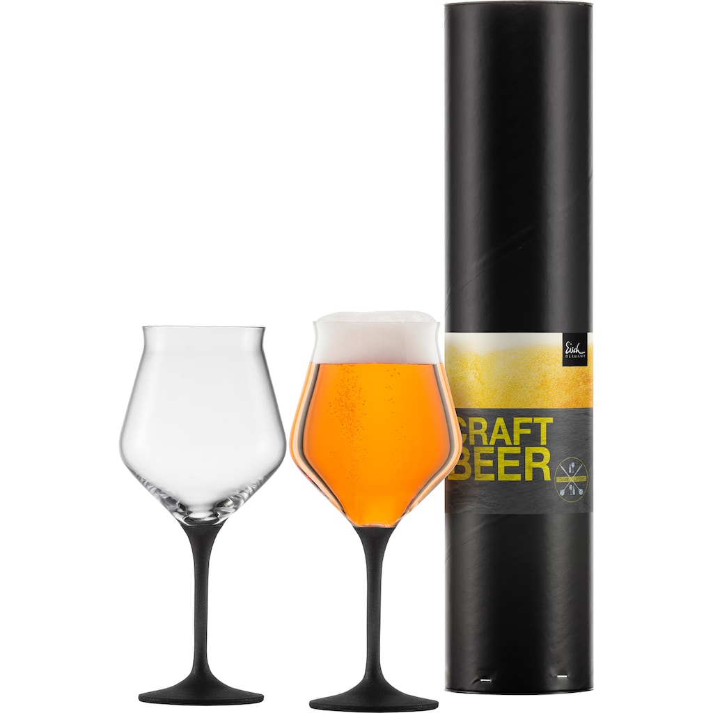 Eisch Bierglas »Craft Beer Kelch«, (Set, 2 tlg.)