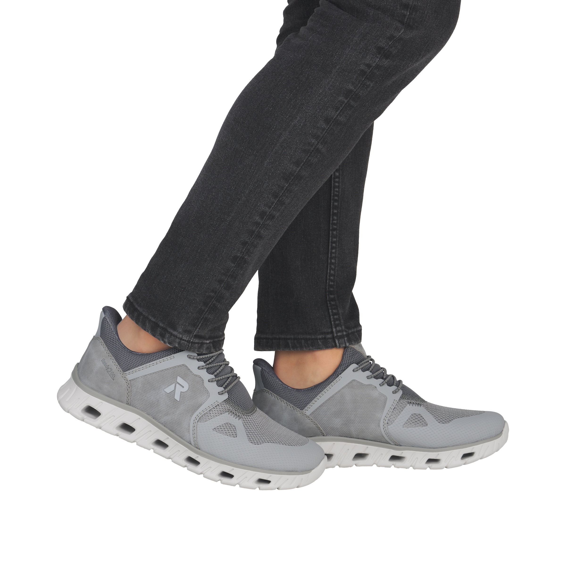 Rieker Slip-On Sneaker »Ready2GO«  Schlupfschuh, Freizeitsneaker mit Gummizug und weichem Schaftrand