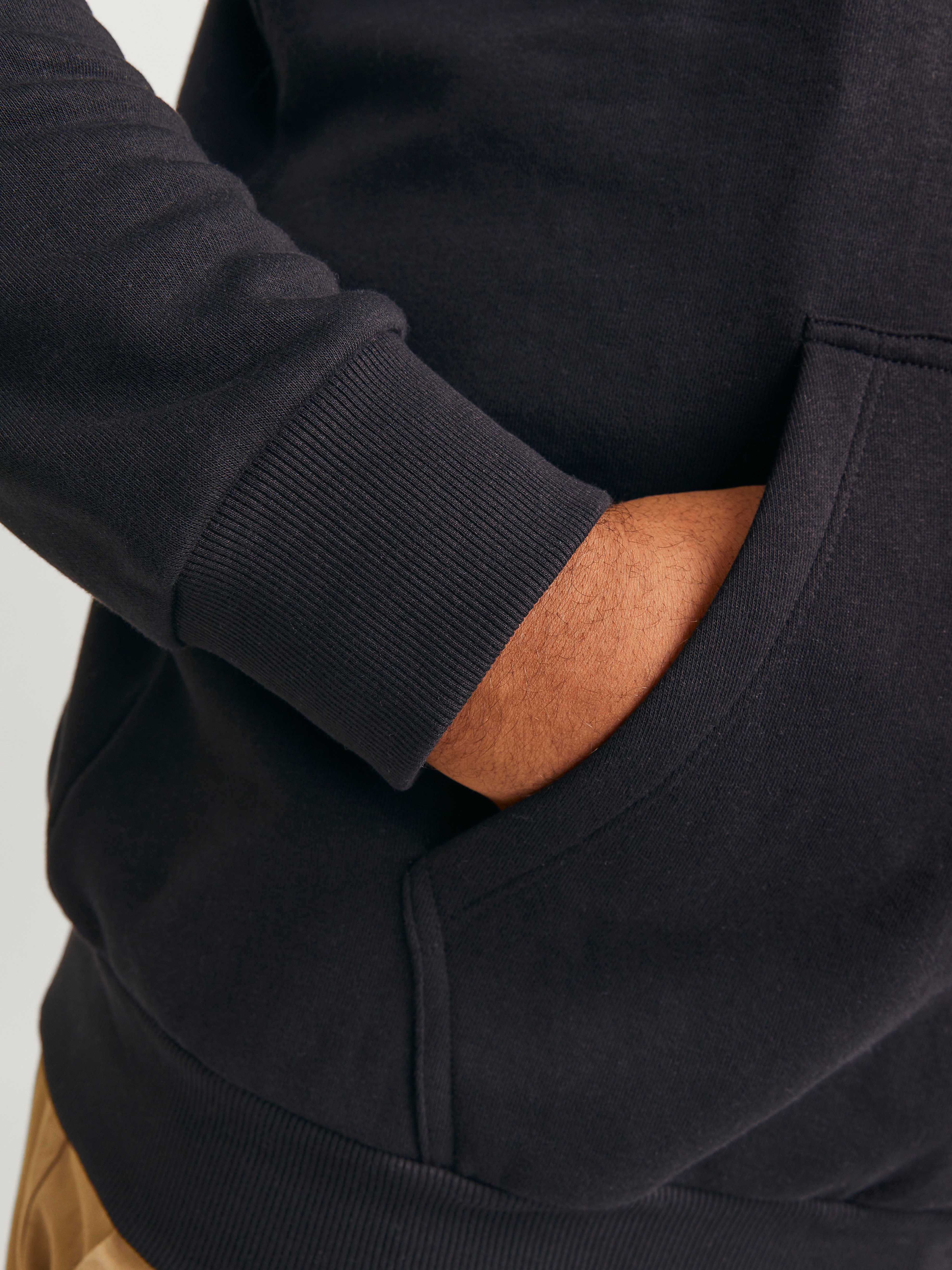 Thumbnail - Jack & Jones PlusSize Hoodie "JJECALEB VARSITY SWEAT HOOD NOOS PLS"