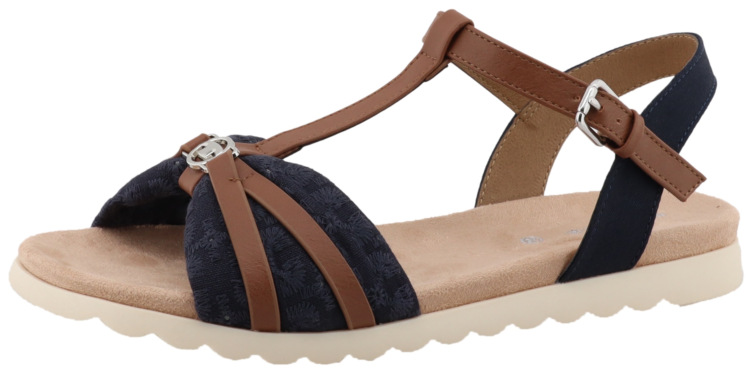 TOM TAILOR Riemchensandale, Sommerschuh, Riemchensandale, Sandalette mit T-Riemen