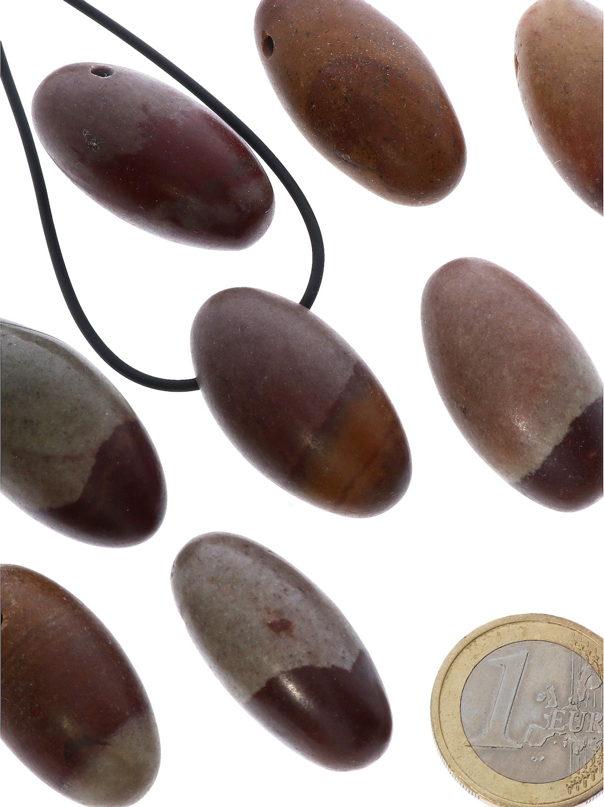Adelia´s Kettenanhänger »Shiva Lingam Edelstein Anhänger«, Steinschmuck ist Naturschmuck